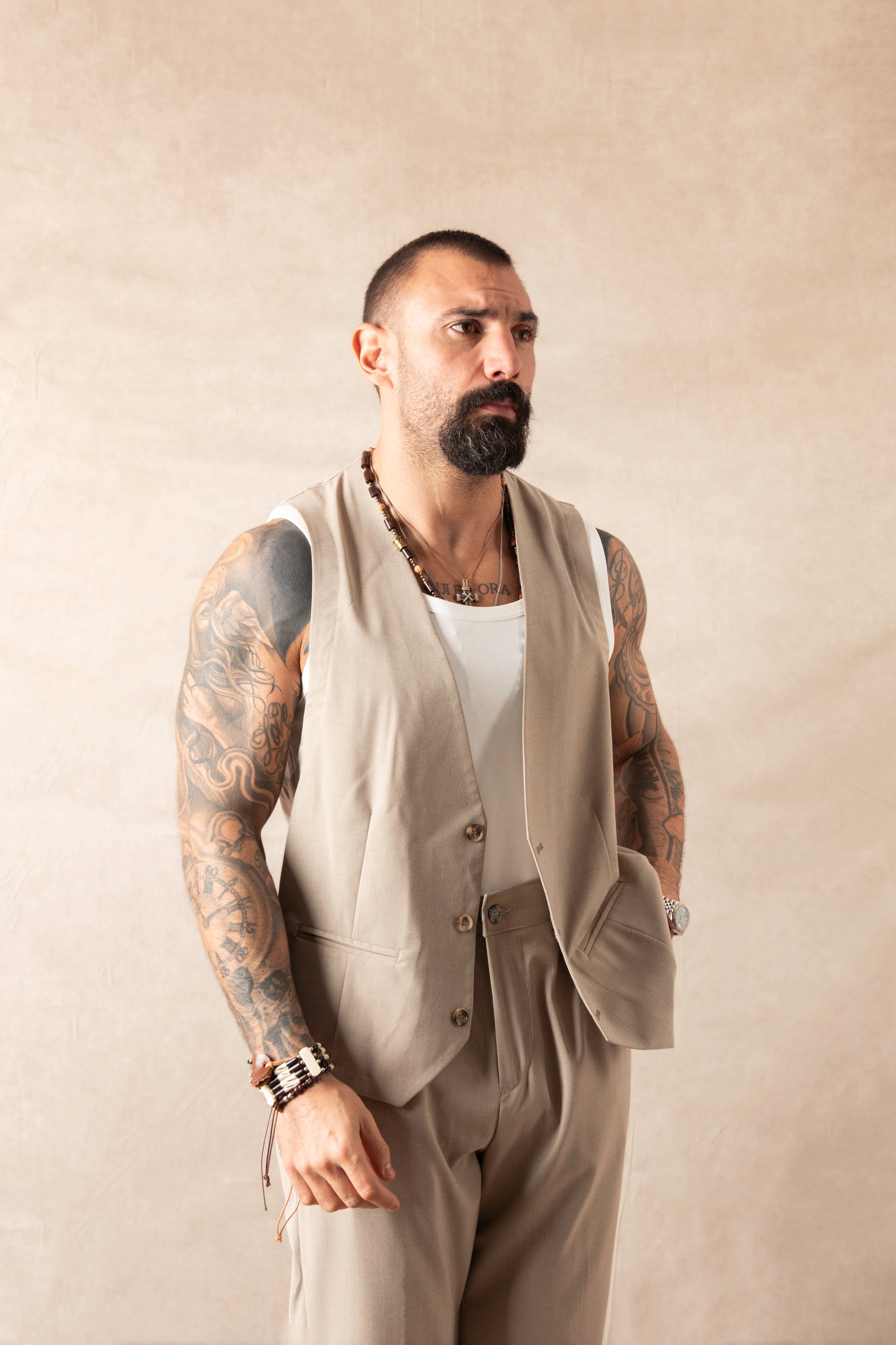 Classic Greige Vest