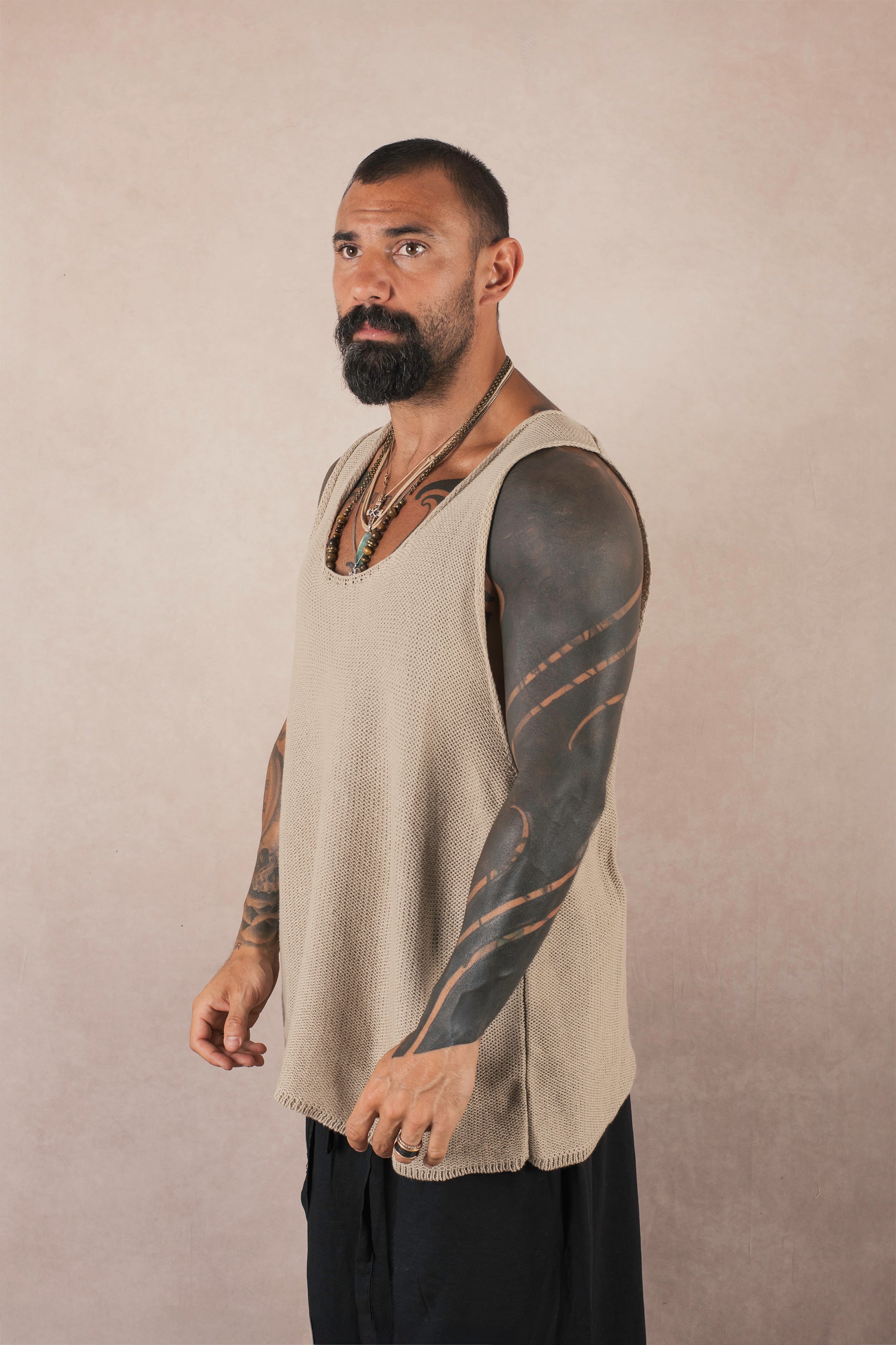 Canotta In Maglia Corda0