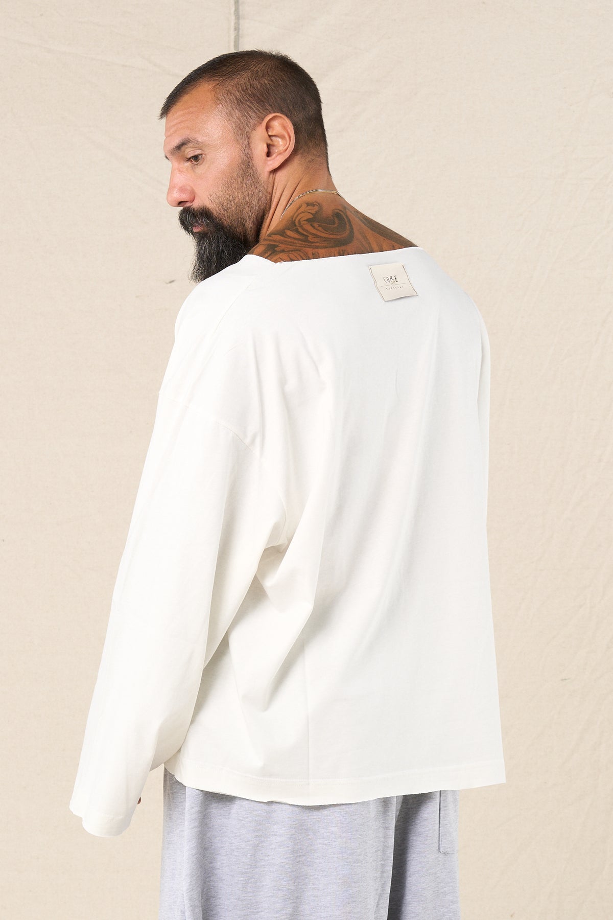Camiseta Core Oversize Blanco