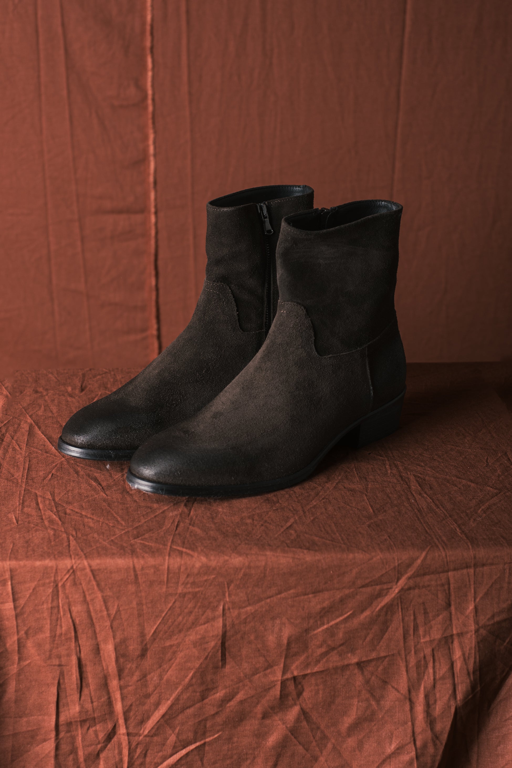 Stivale Con Zip Moro