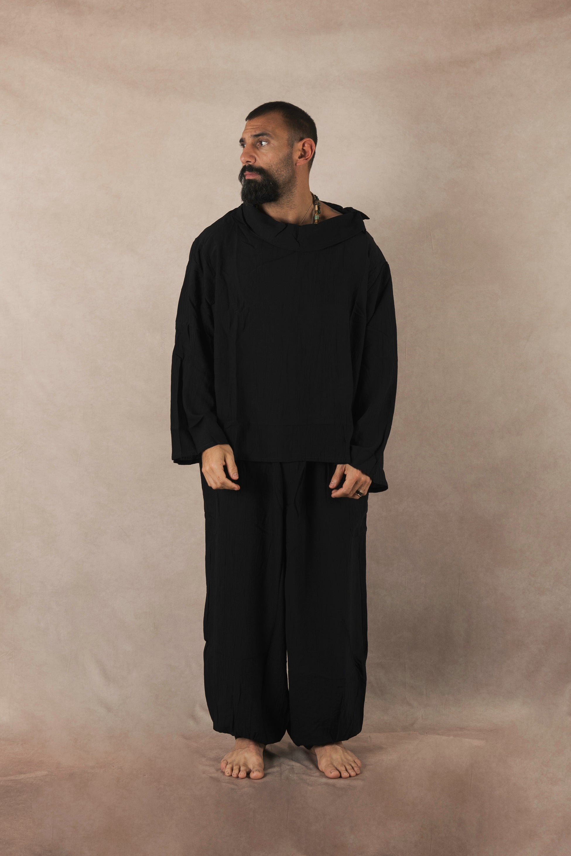 Black Shawl Collar Sweater