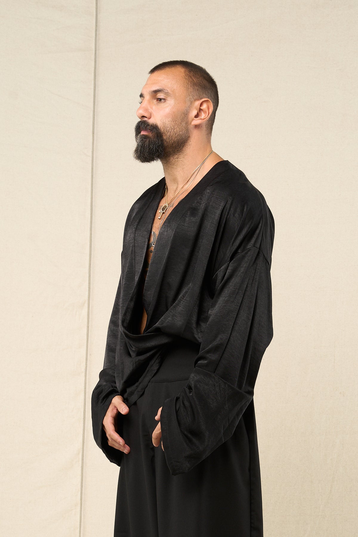 Kimono Incrocio Nero
