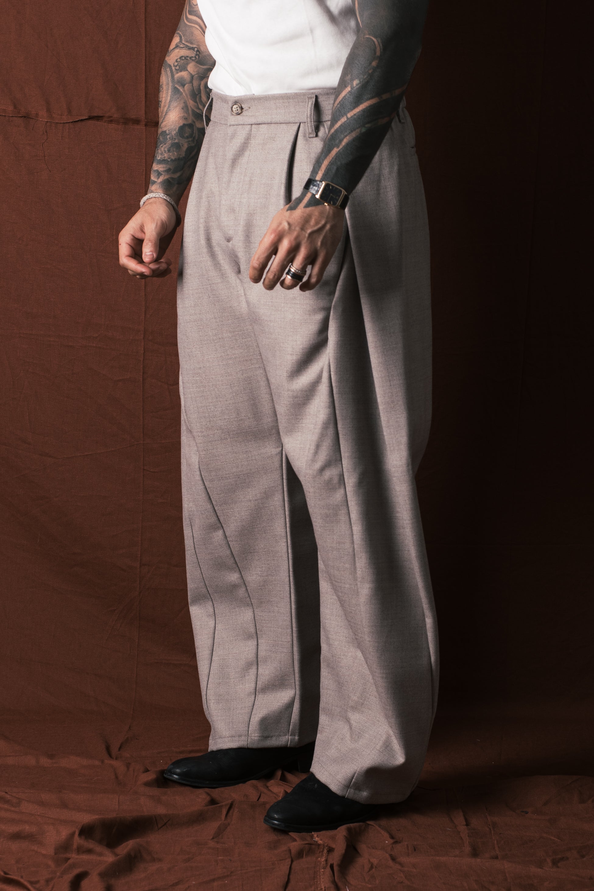 Palazzo Pence In Lana Greige