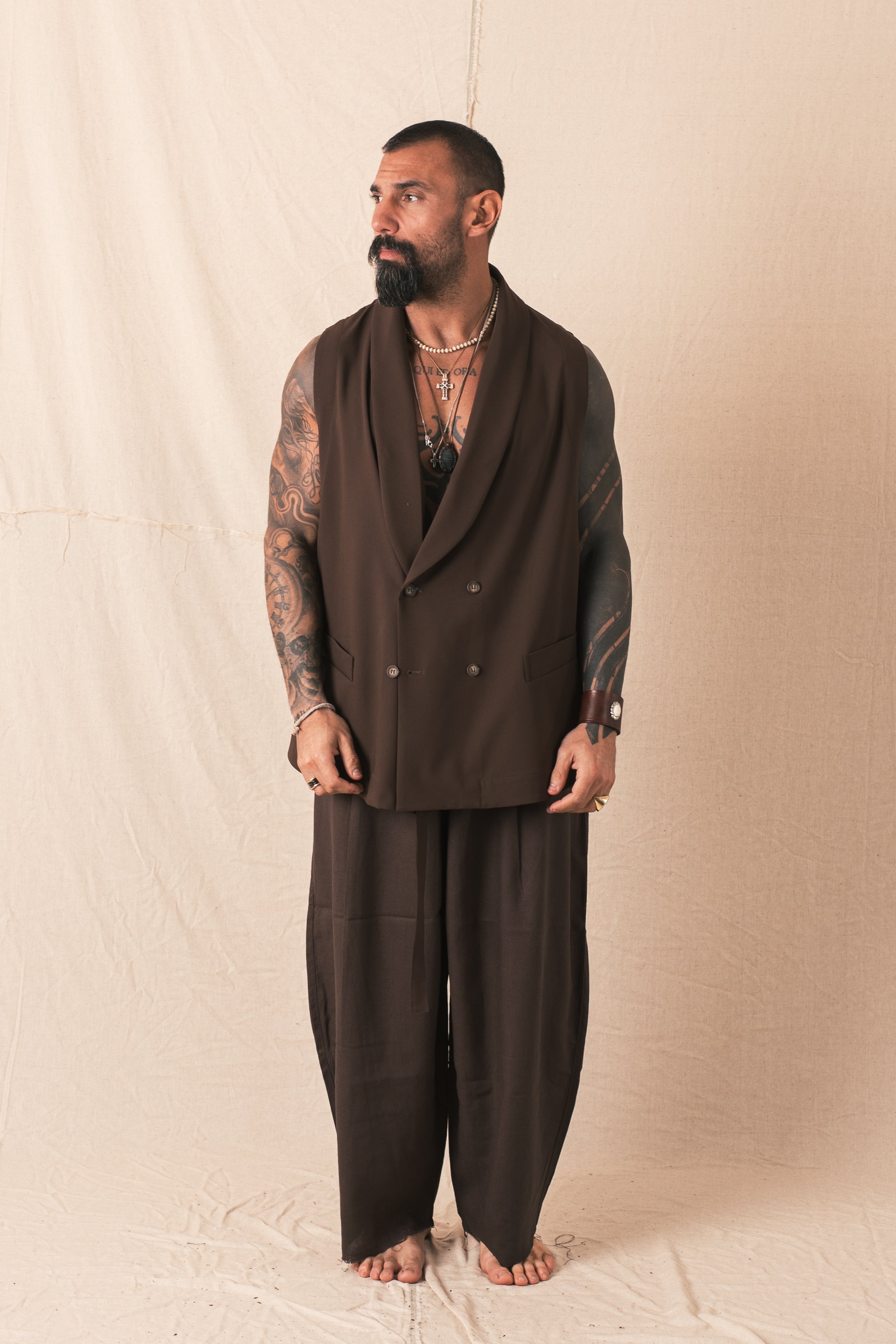 Pantalone Zuma In Lino Moro