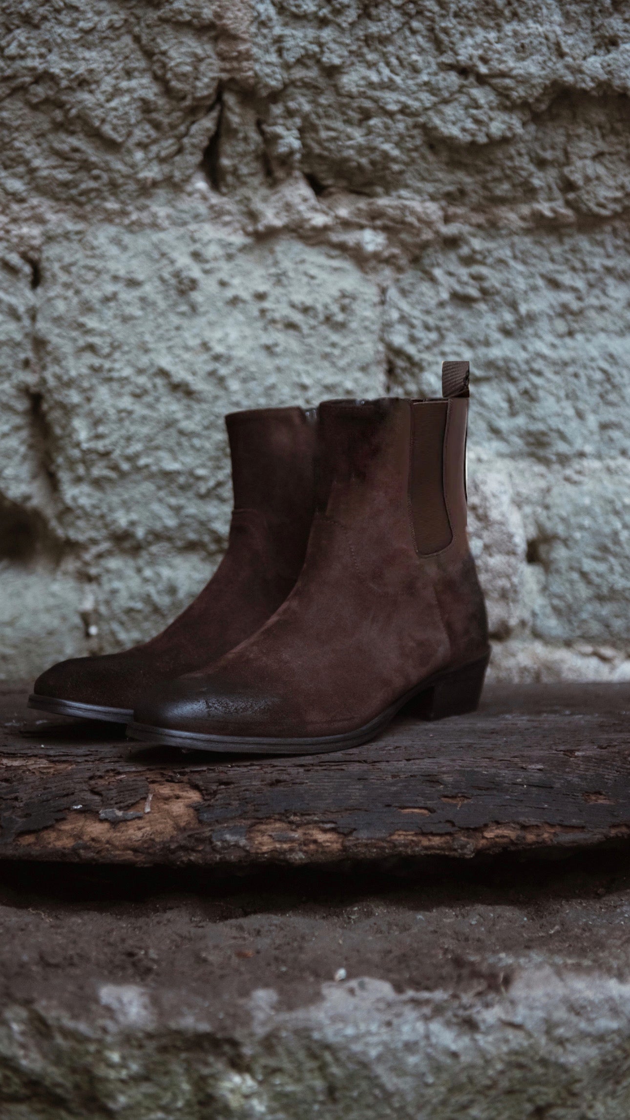 Stivale Con Elastico Moro