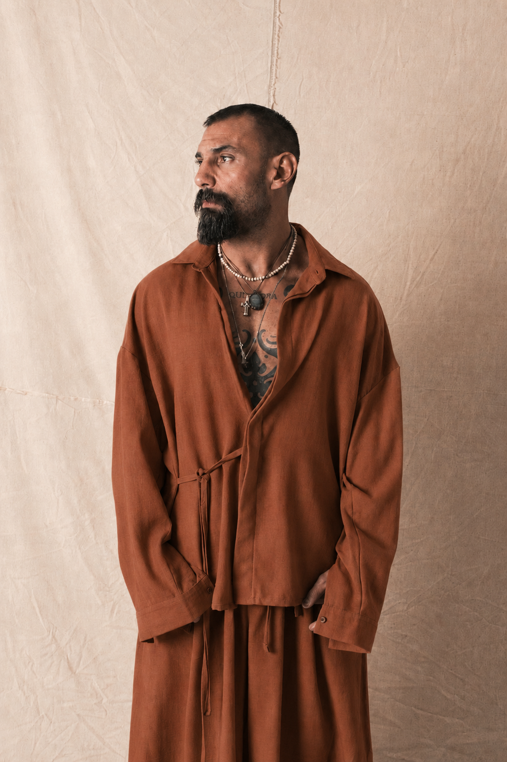Camicia Dune Brown