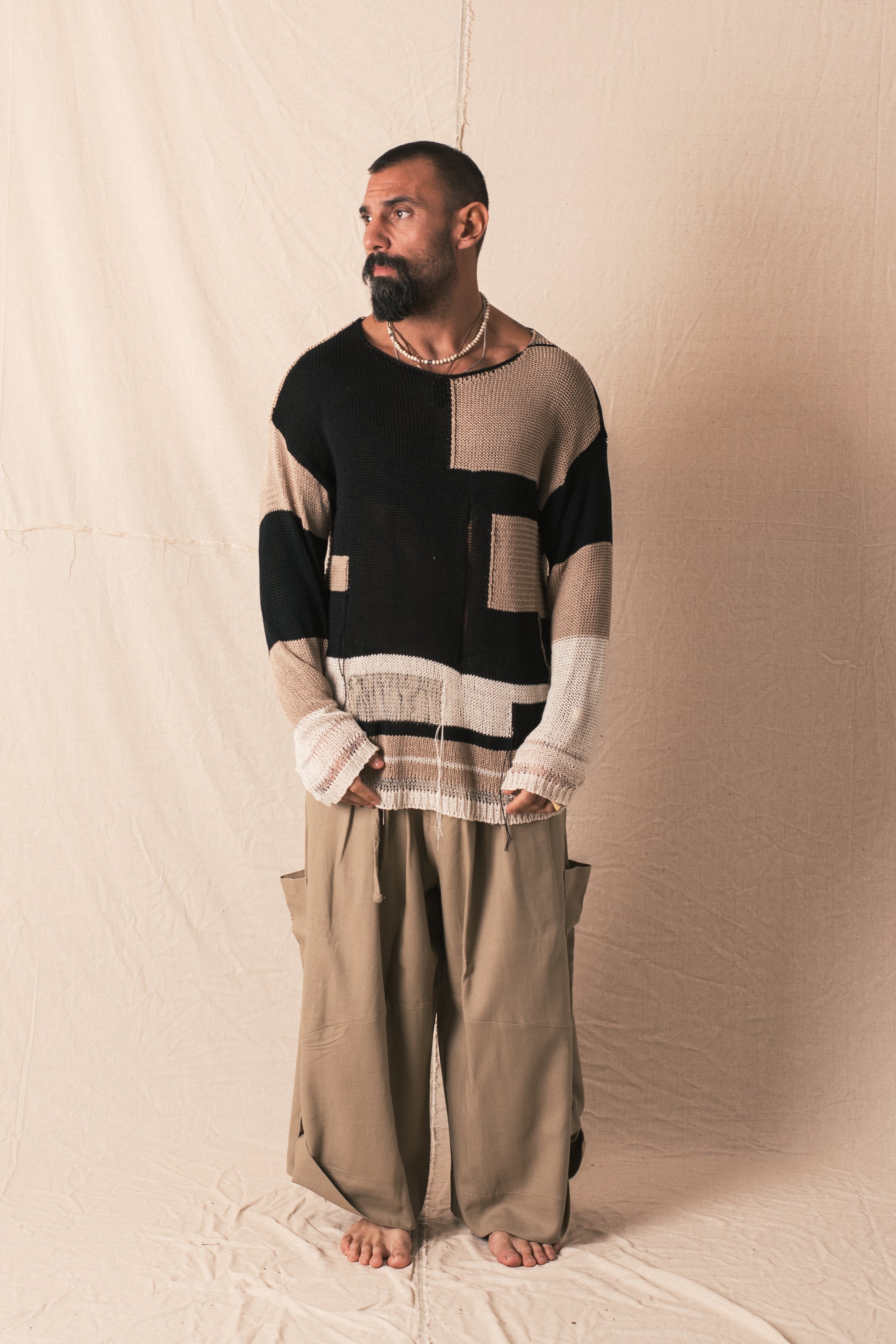 Maglia Sanctuary Nero/Corda