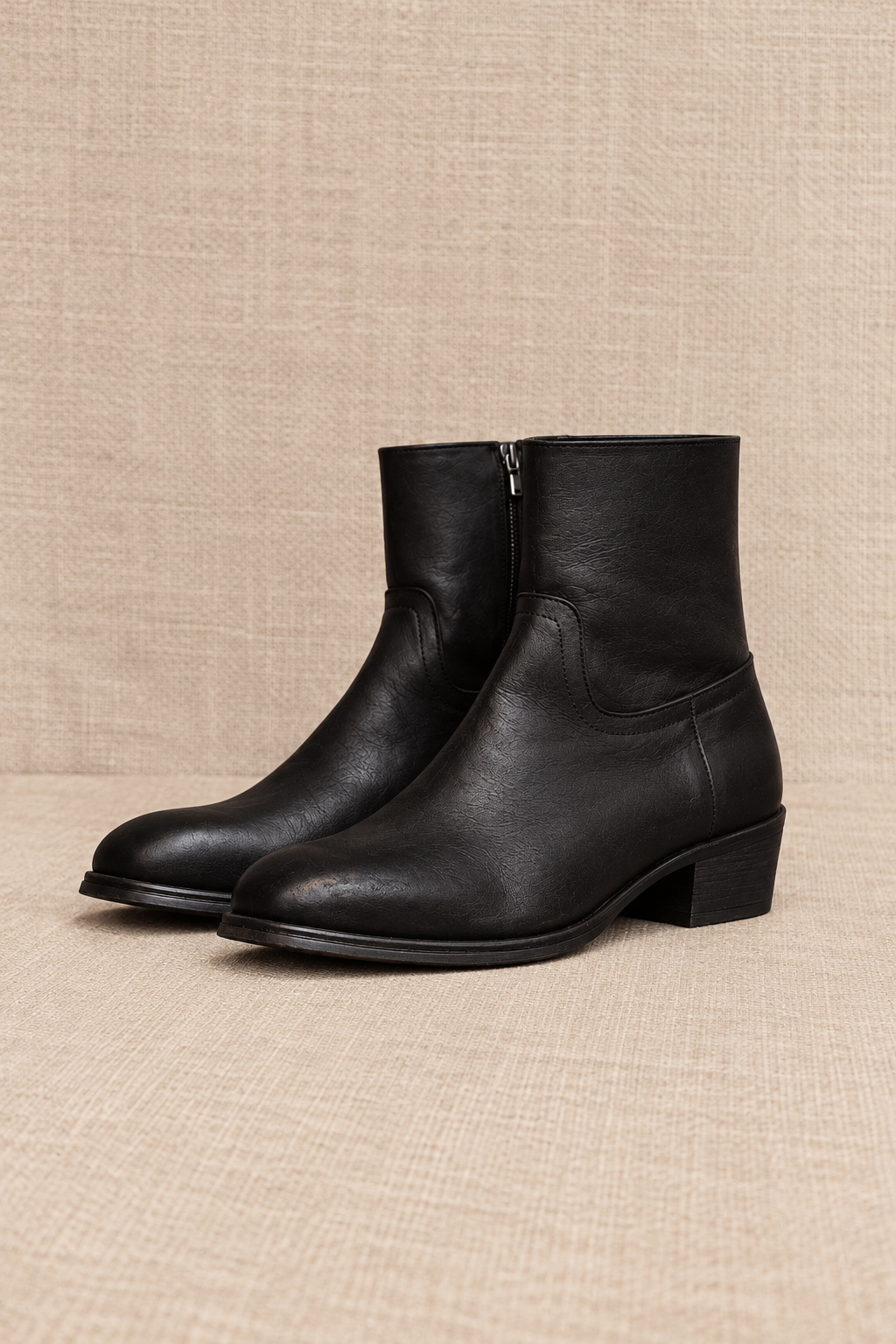 Black Zip Boot