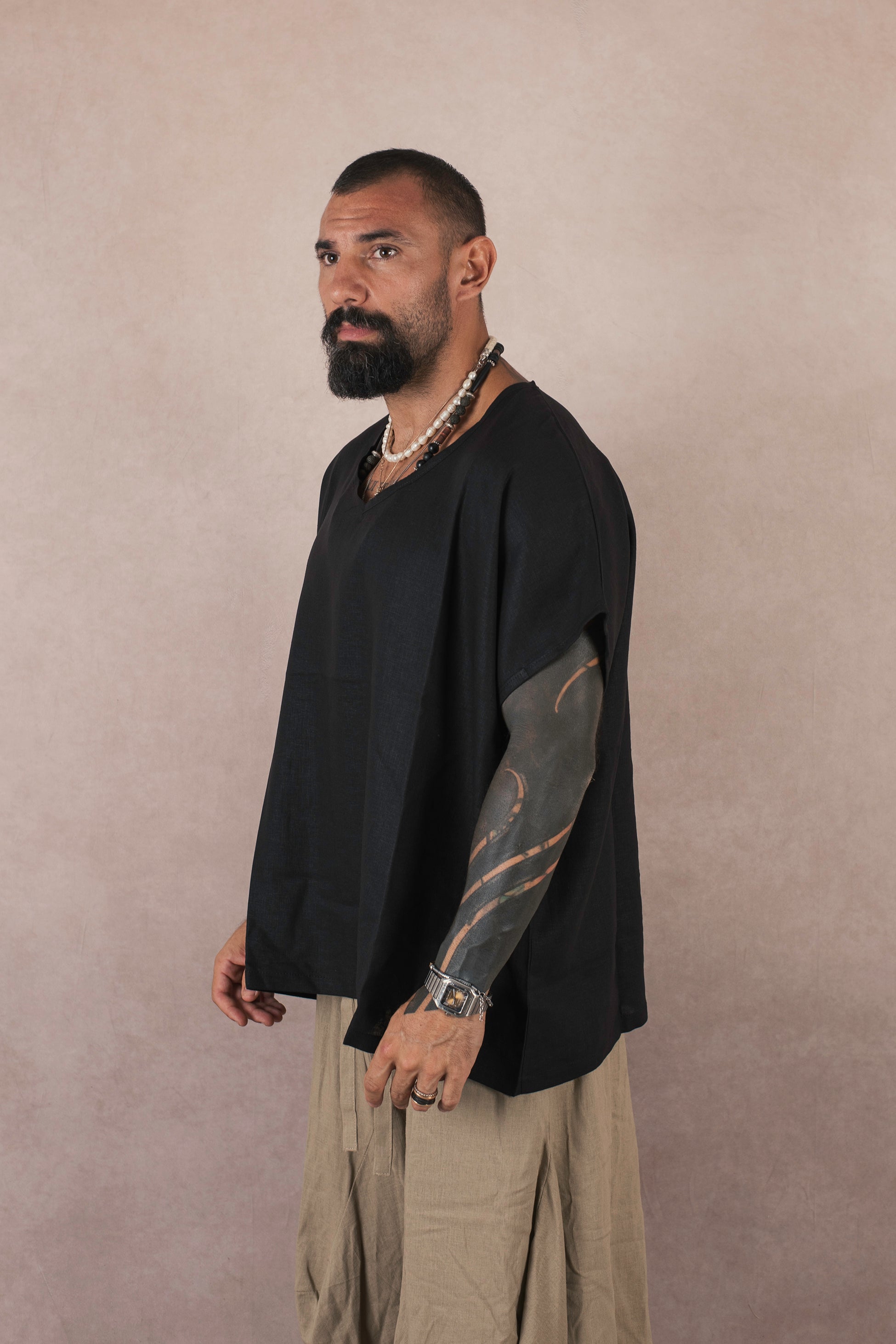 Chamaco In Lino Nero
