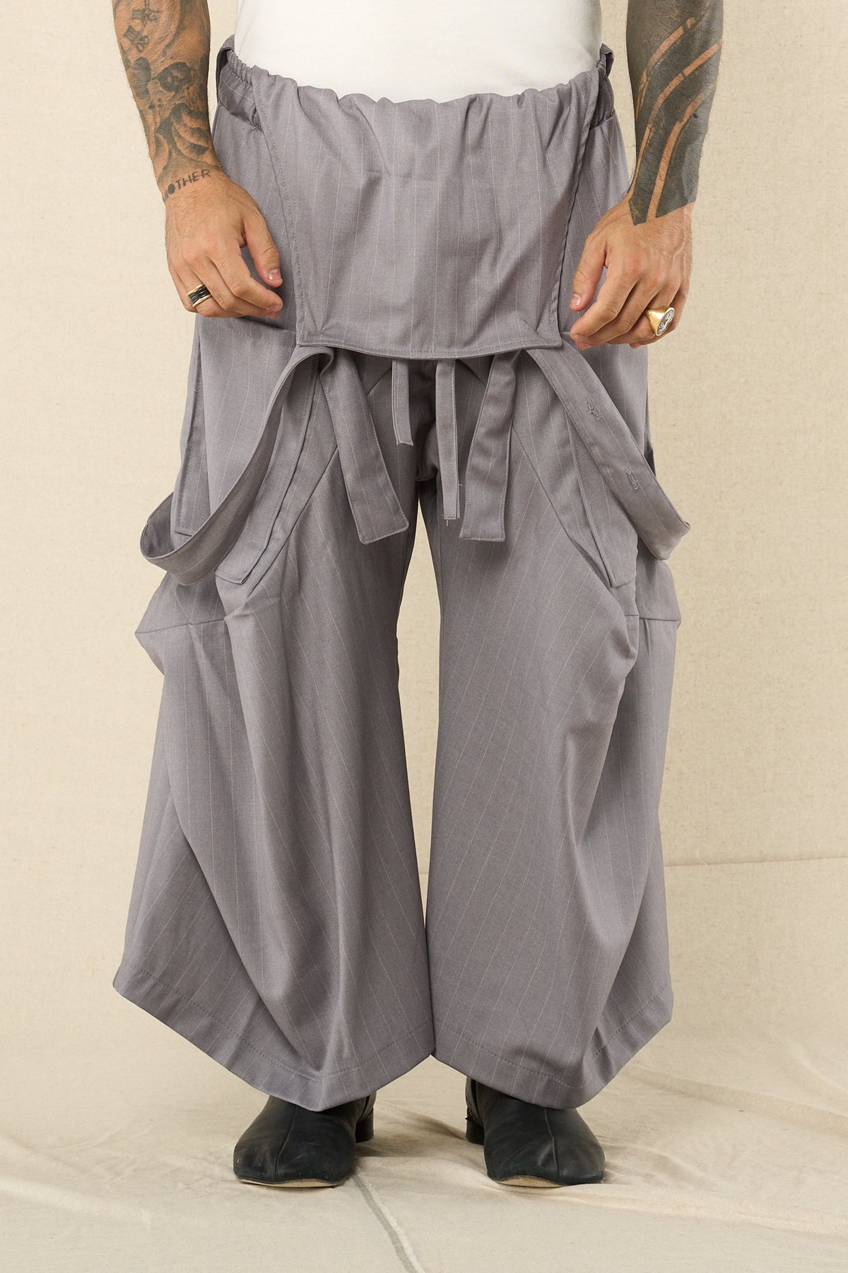 Tulumpette Grigio Gessato