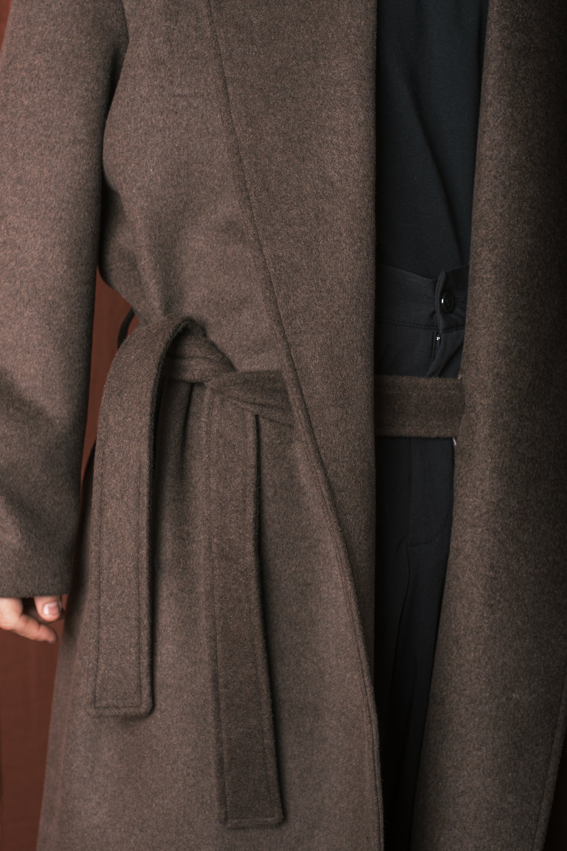 Cappotto Nomade Sciallato Moro