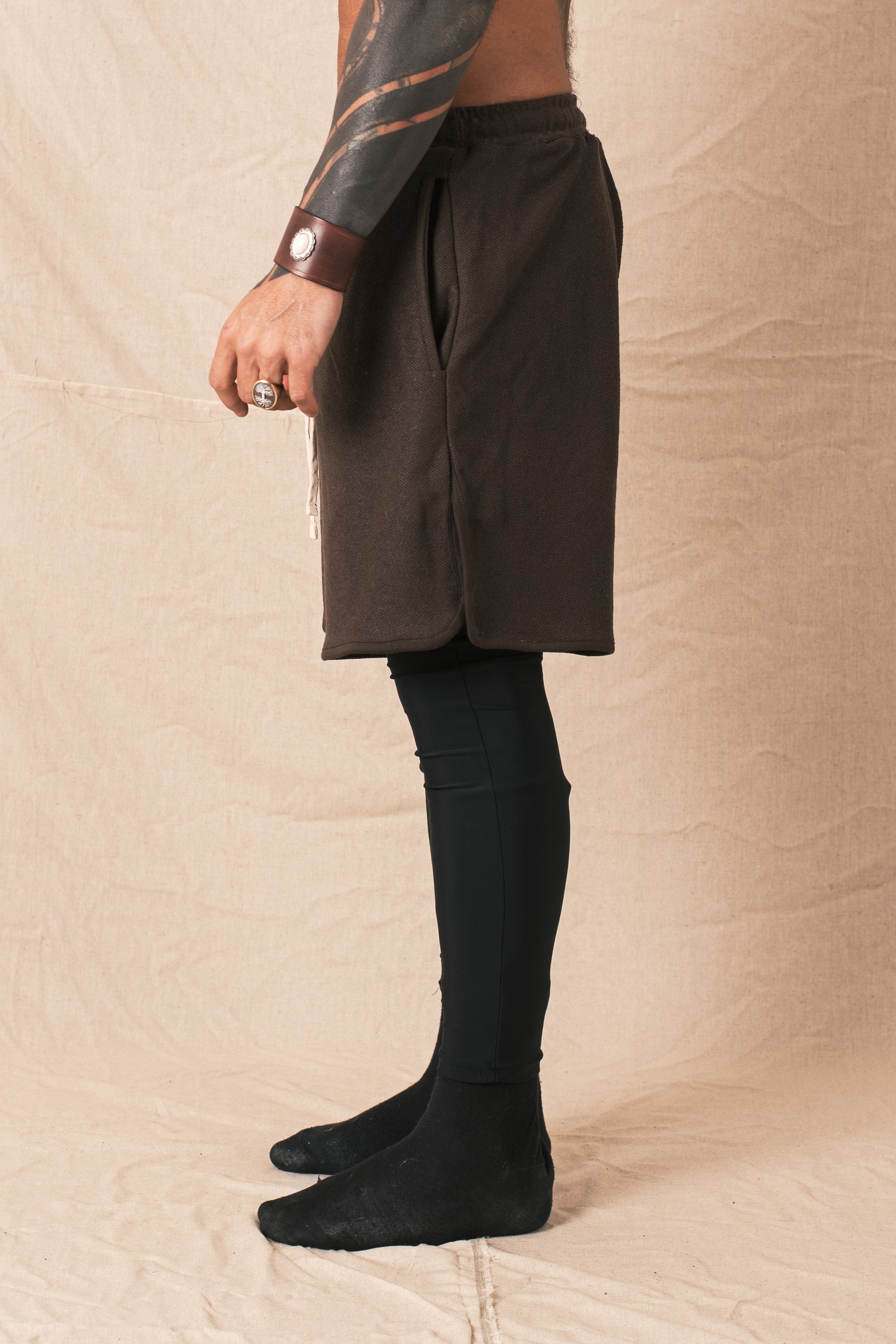 Bermuda in felpa Core Moro