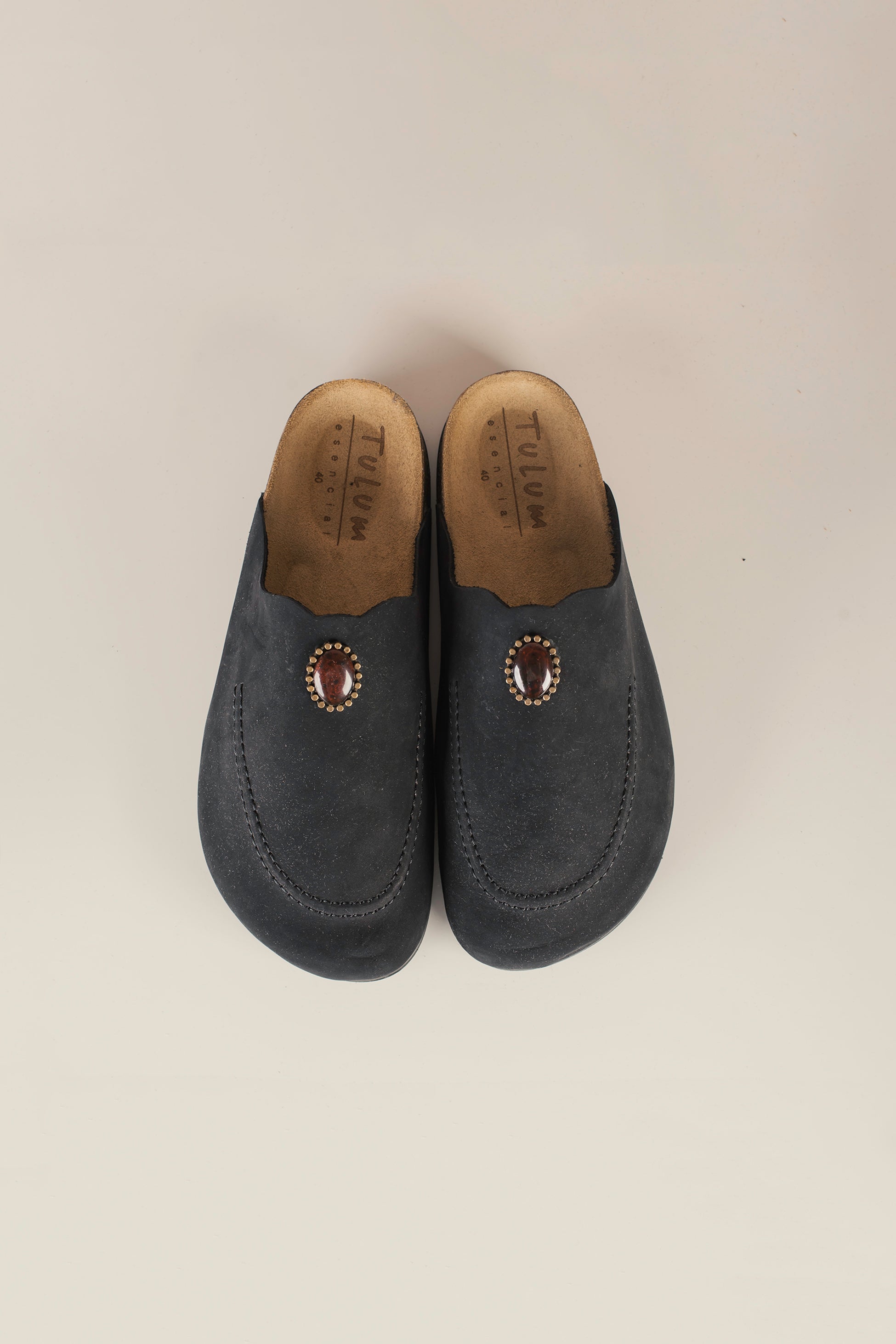 Mules Tulum  Borchia Nero