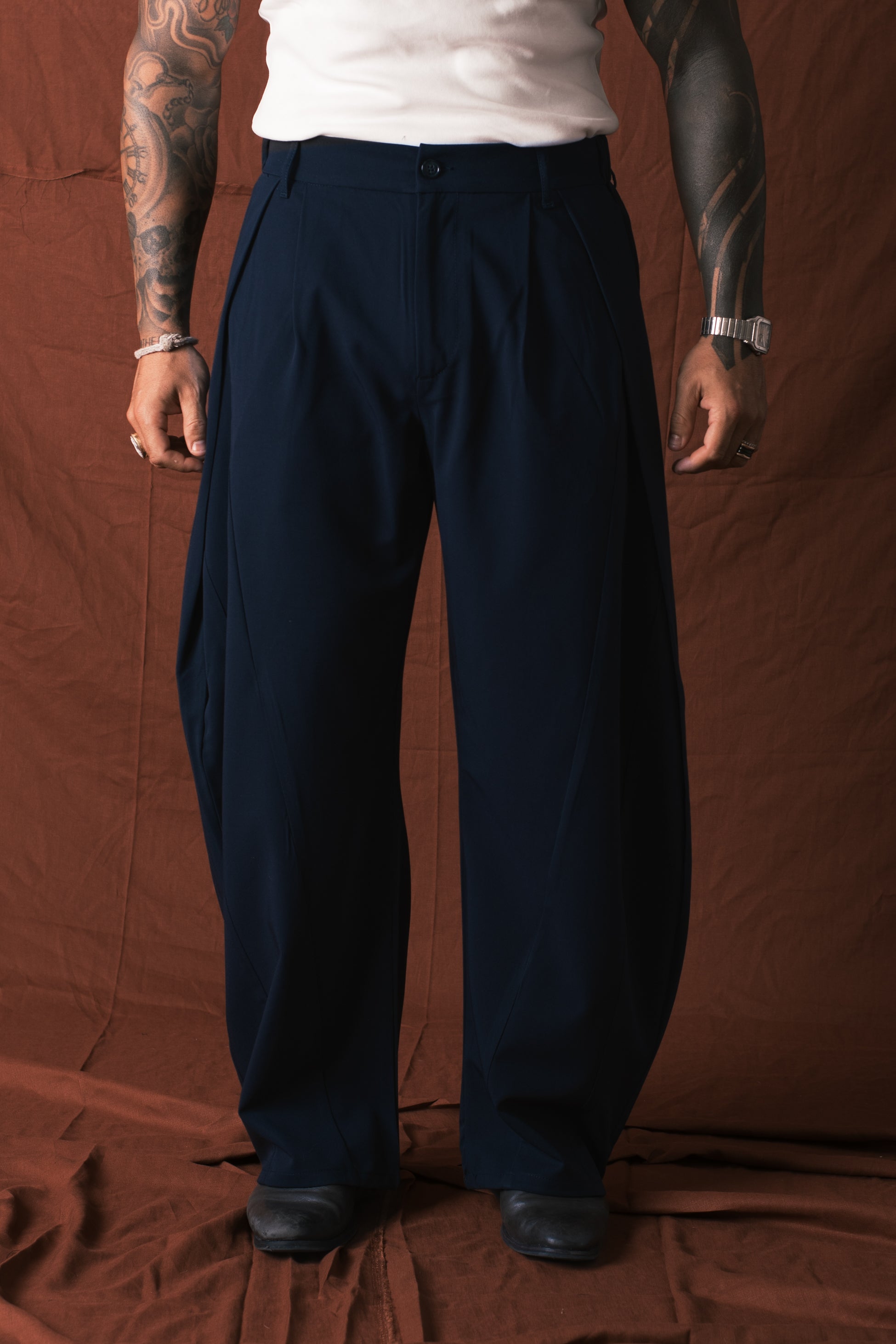 Palazzo Con Pence  Blue