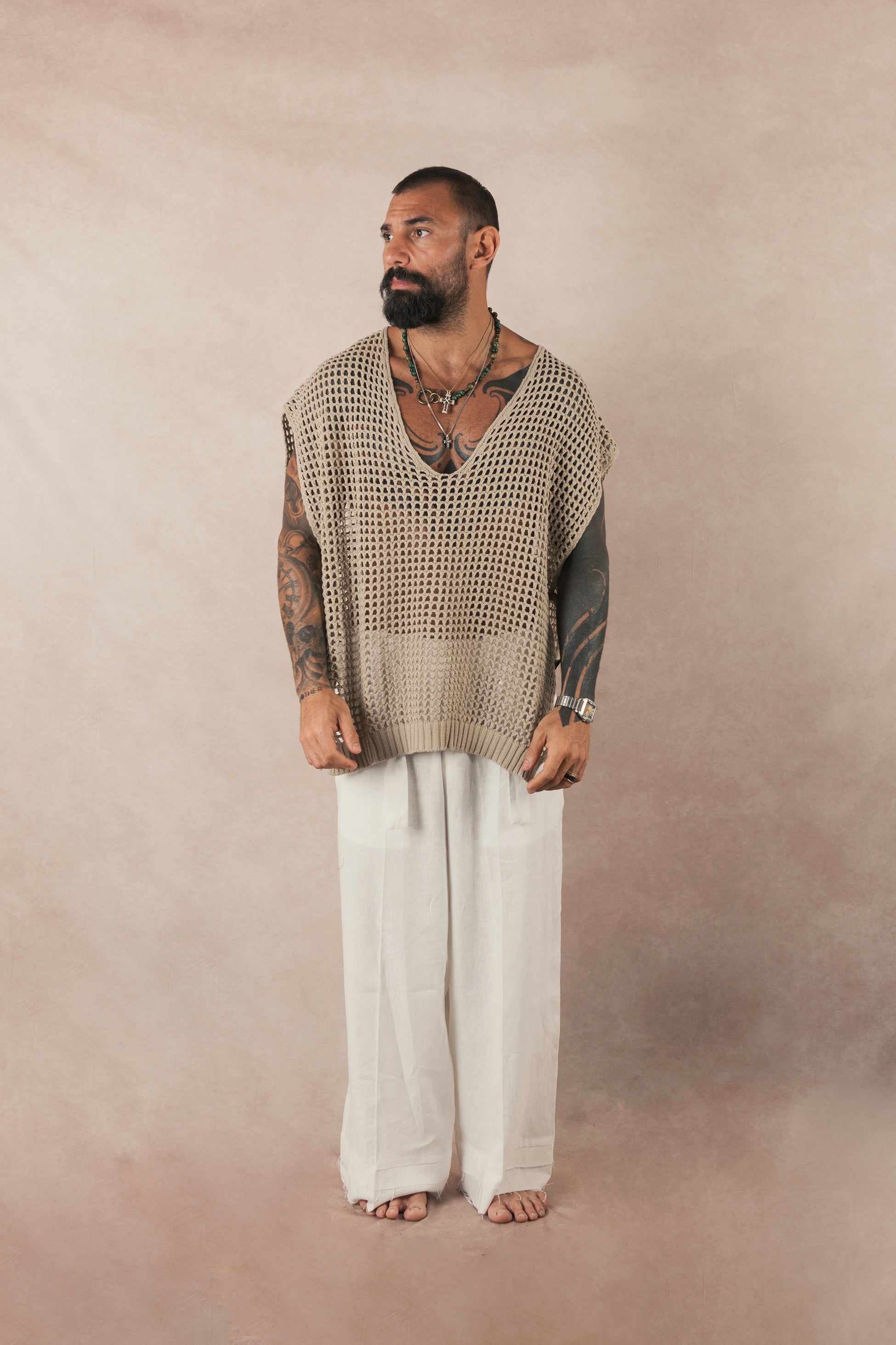 Smanicato In Maglia Open Corda