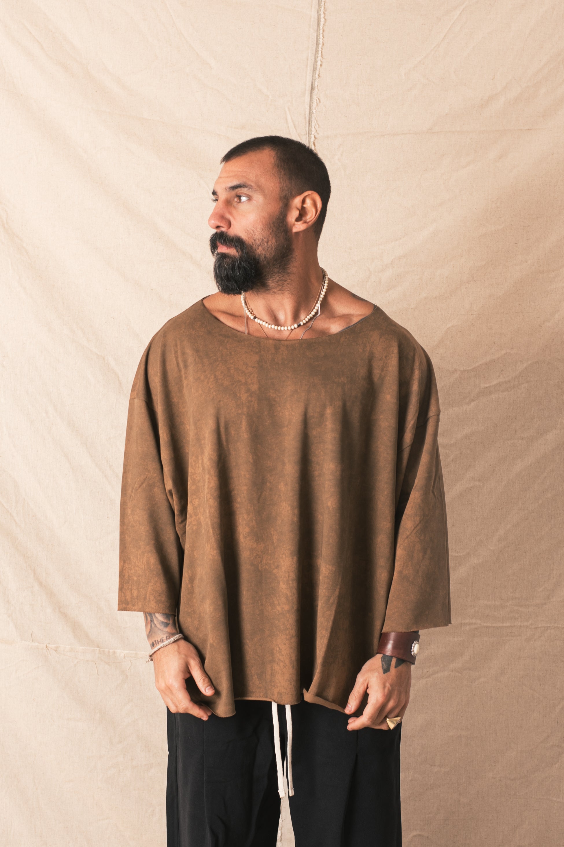 Maglia Delave Oversize Ambra