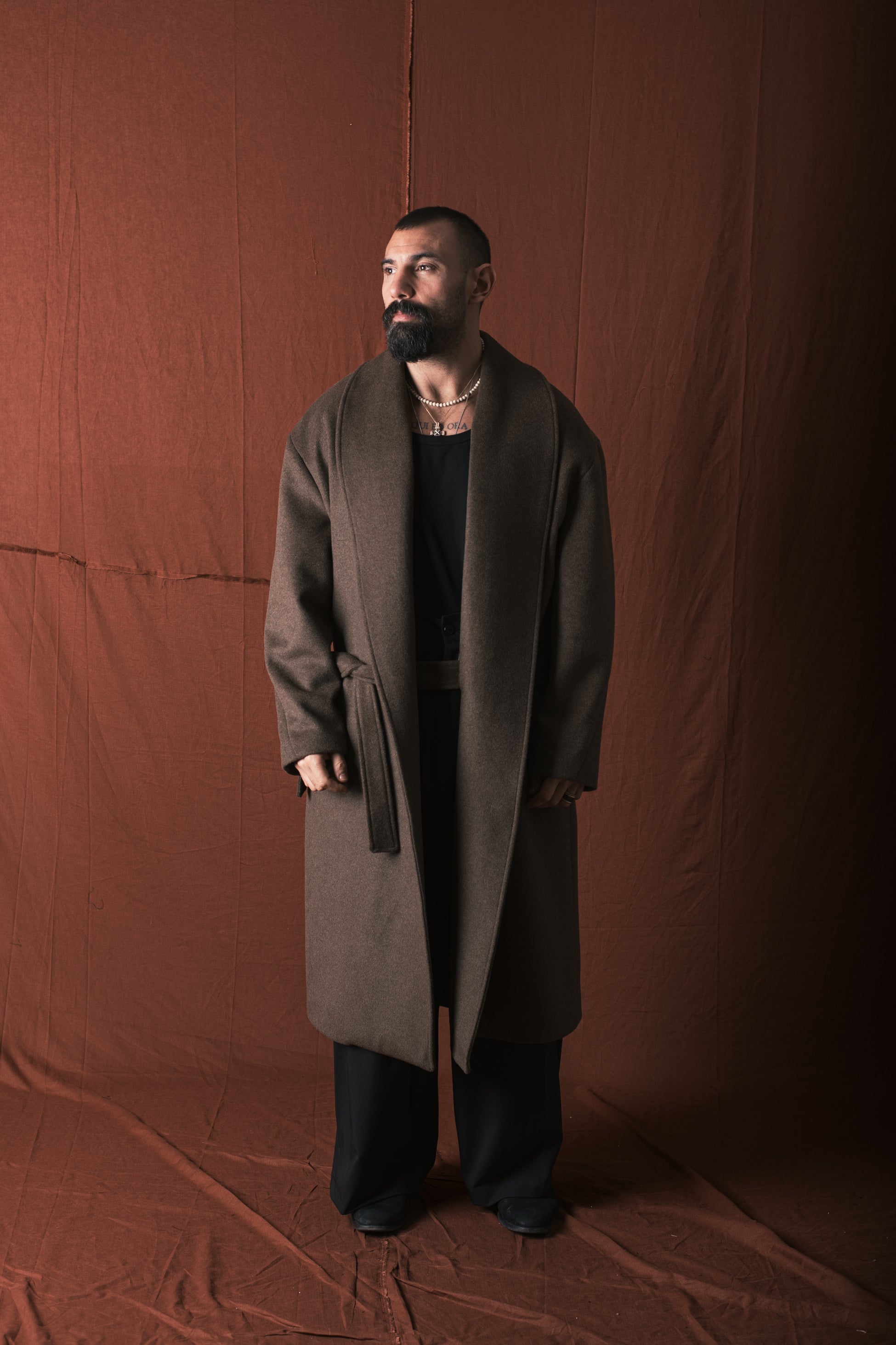 Cappotto Nomade Sciallato Moro