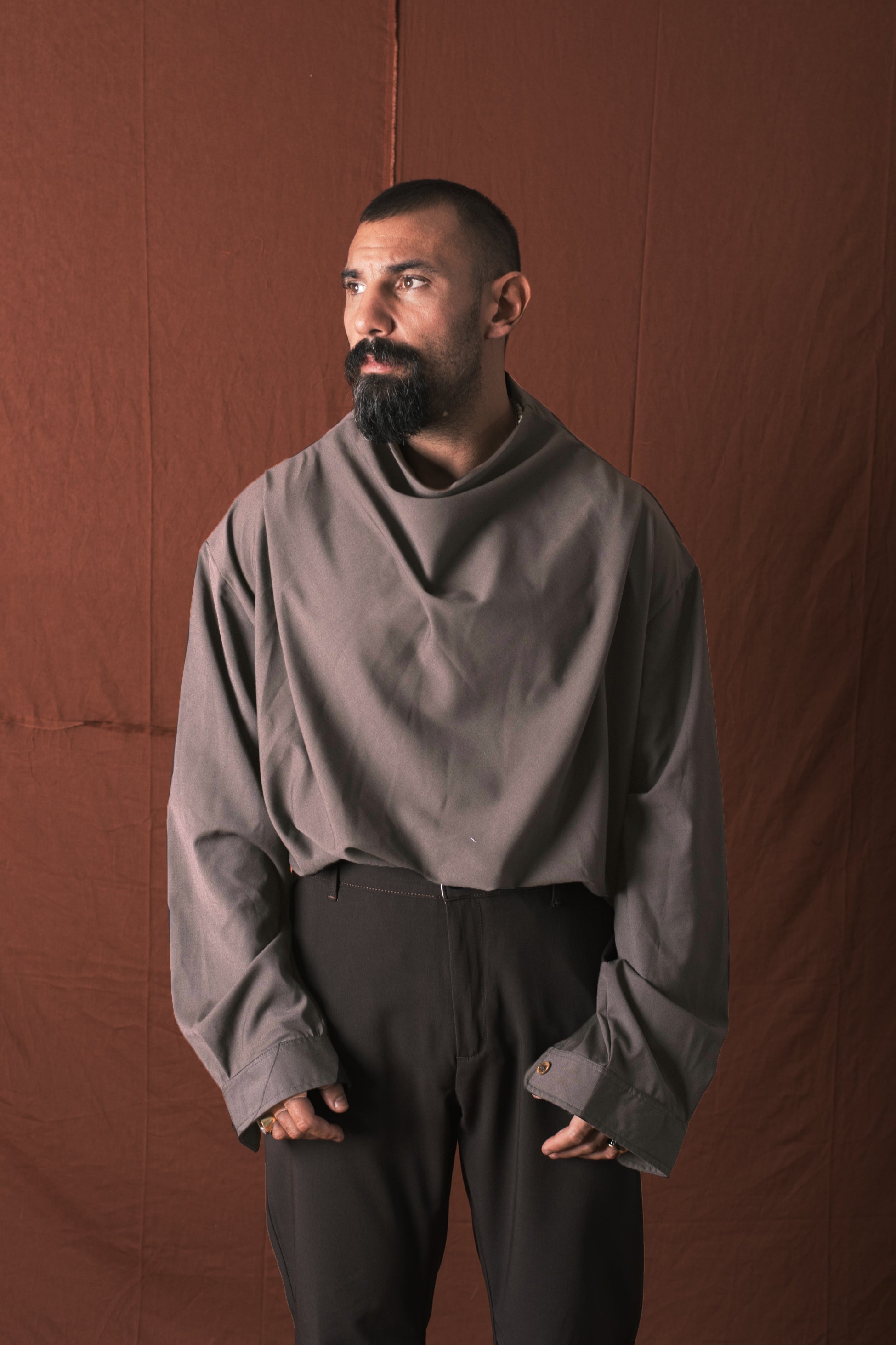 Casacca Sciallata Taupe