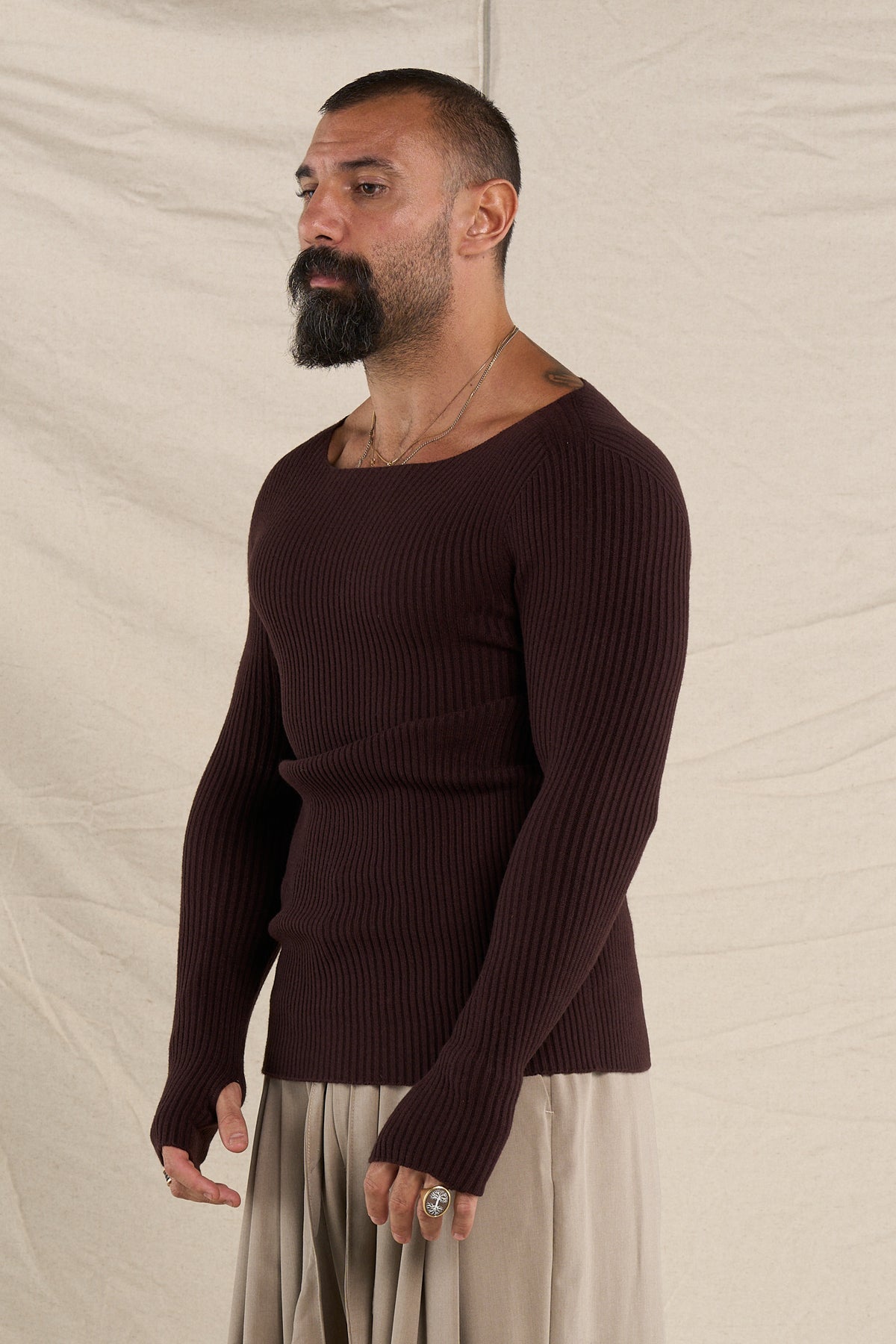 Maglione In Costa  Moro