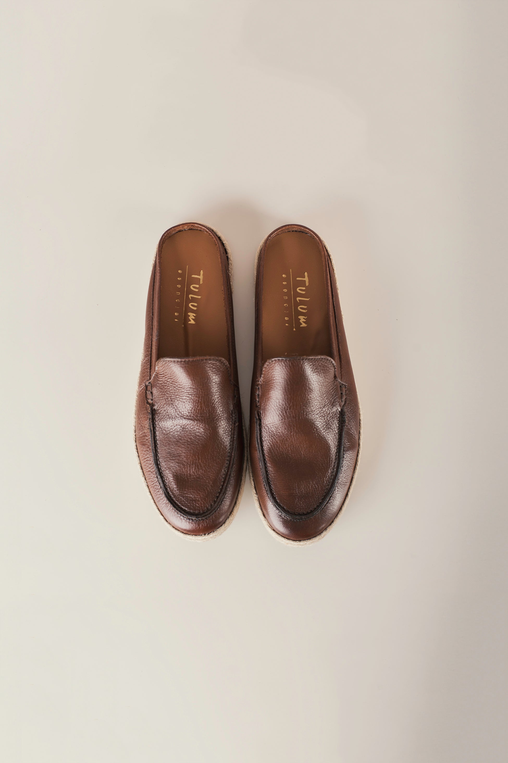 Sabot Espadrillas  In Pelle Moro