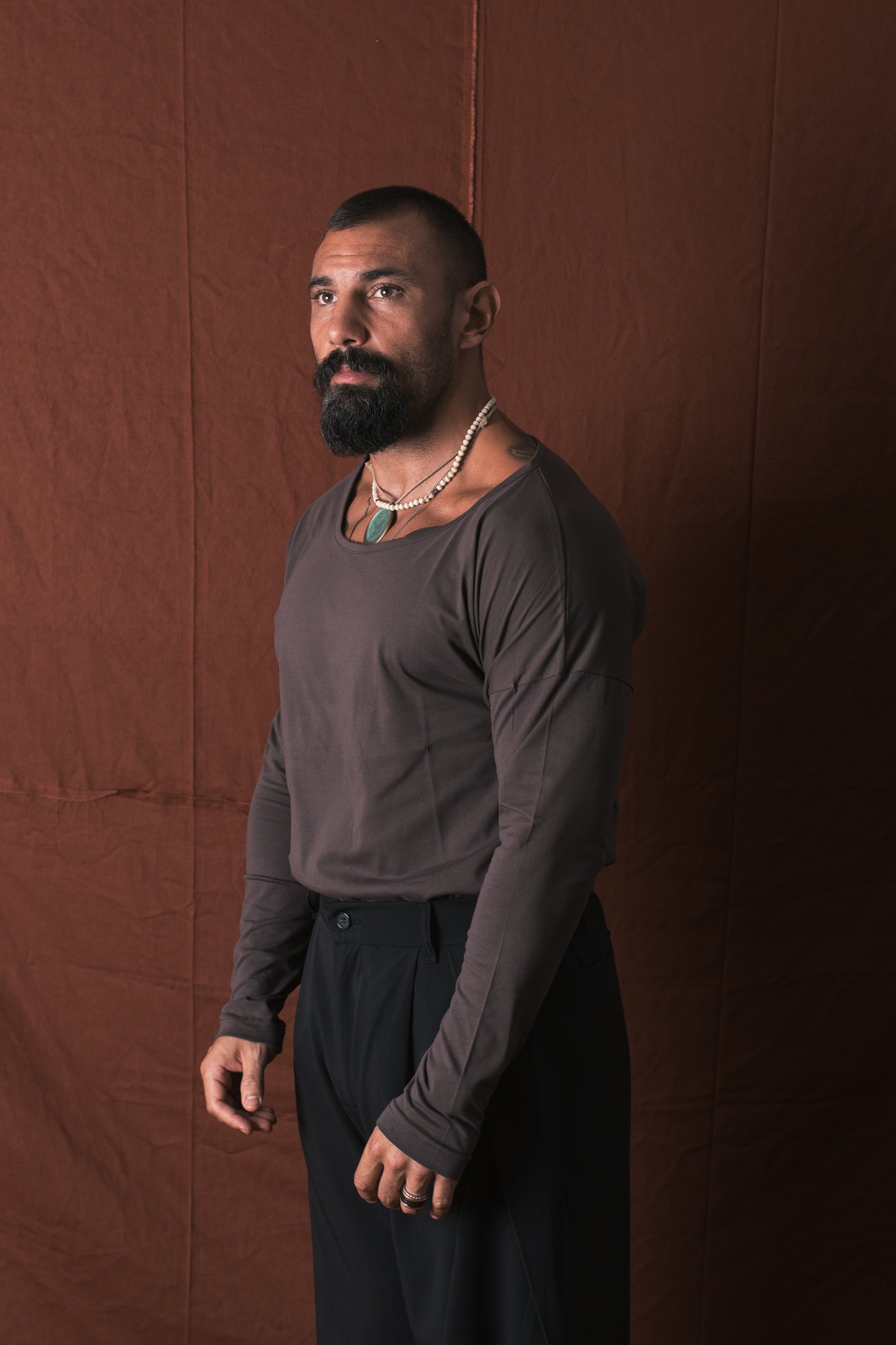 T-shirt Manica Lunga Moro