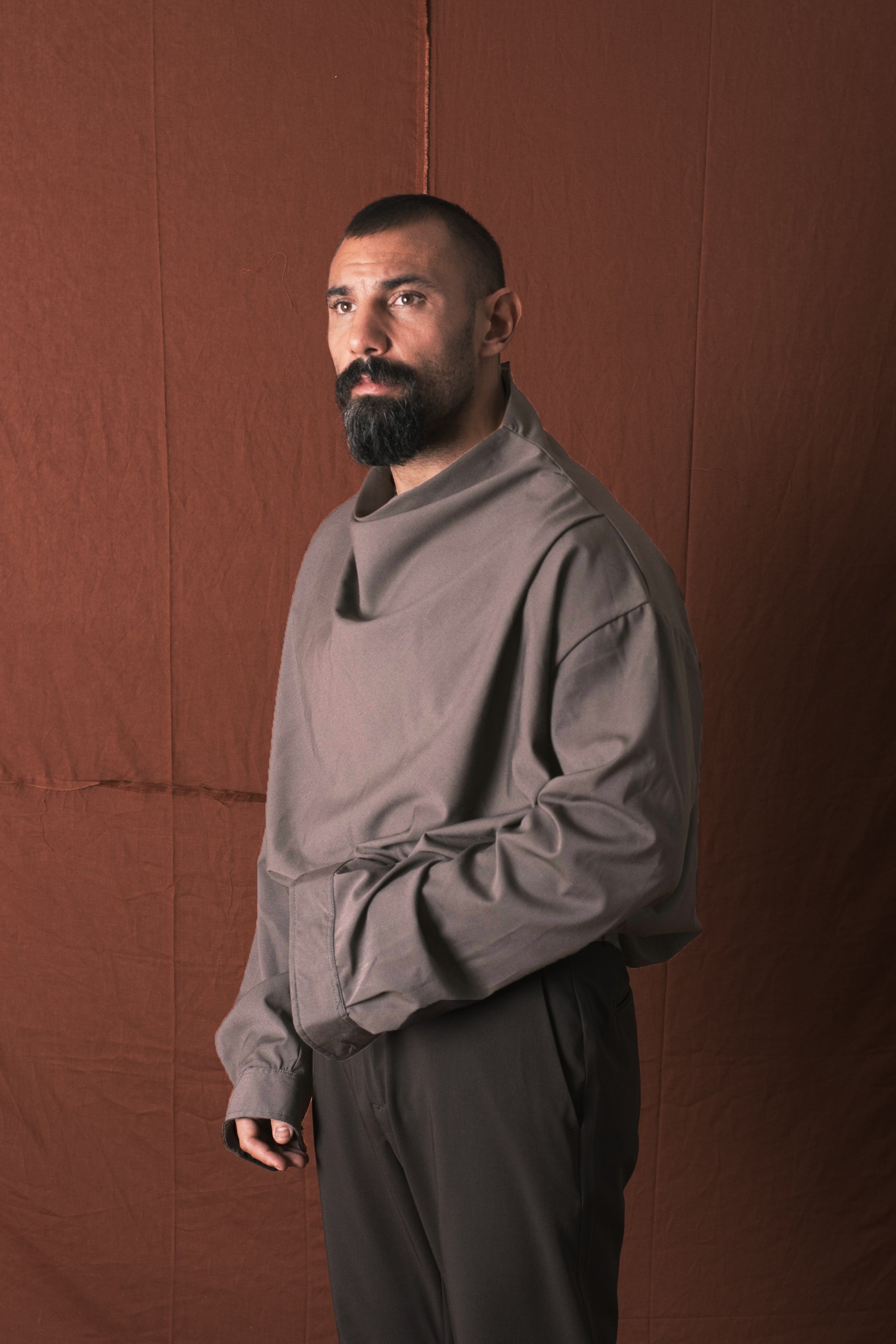 Casacca Sciallata Taupe