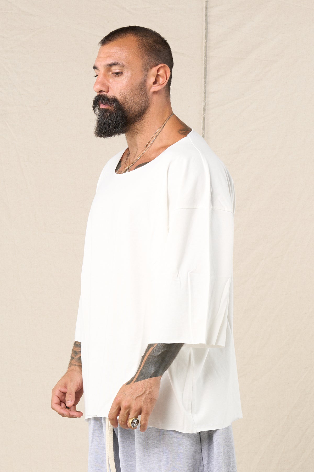 Camiseta Core Oversize Blanco
