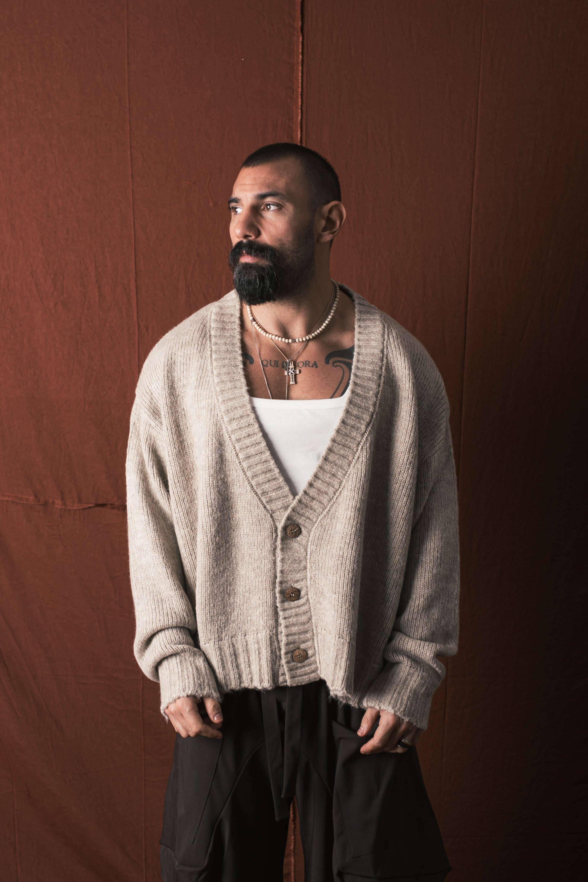 Cardigan Big Over  Corda