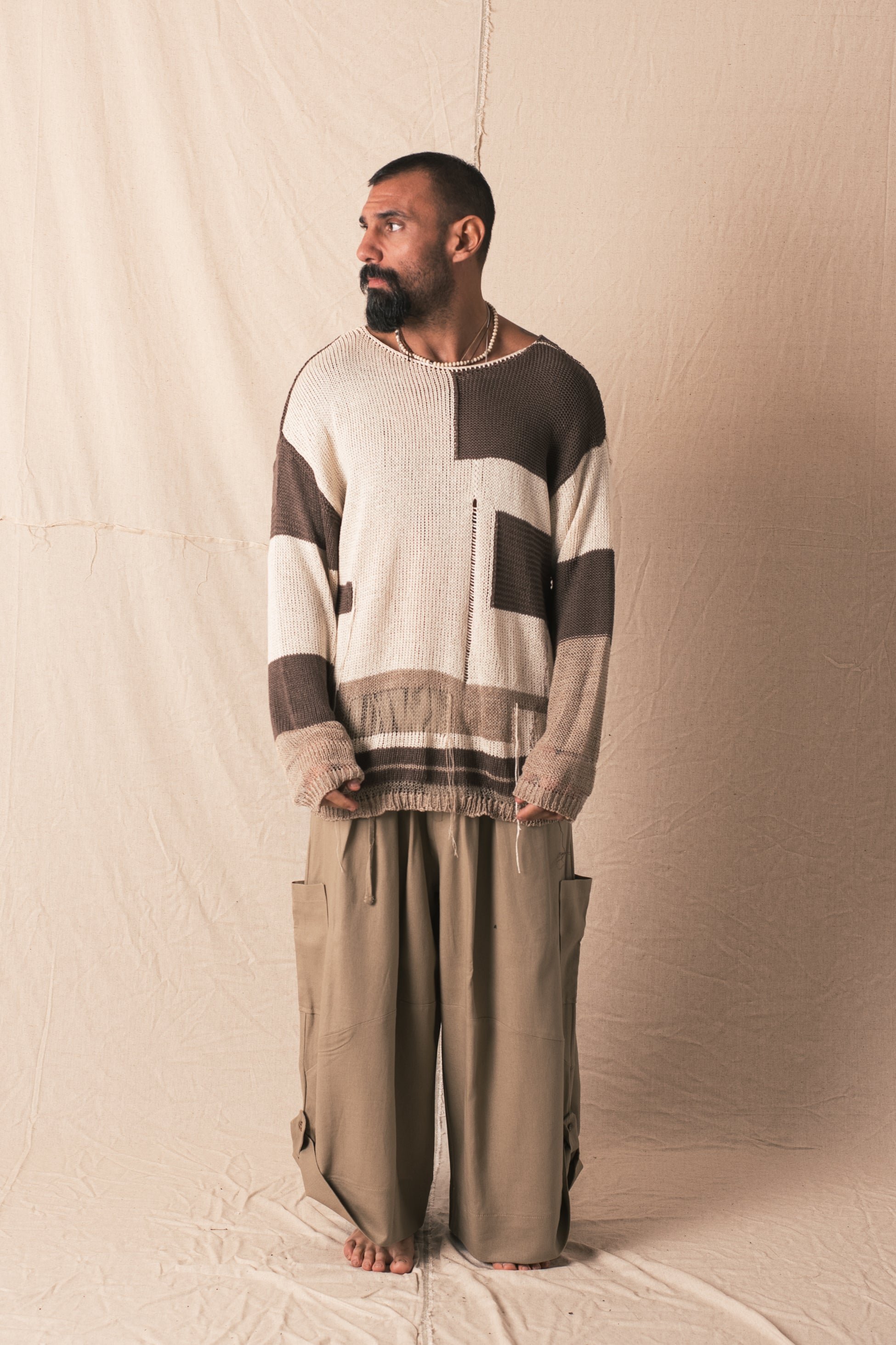 Maglia Sanctuary Corda/Panna