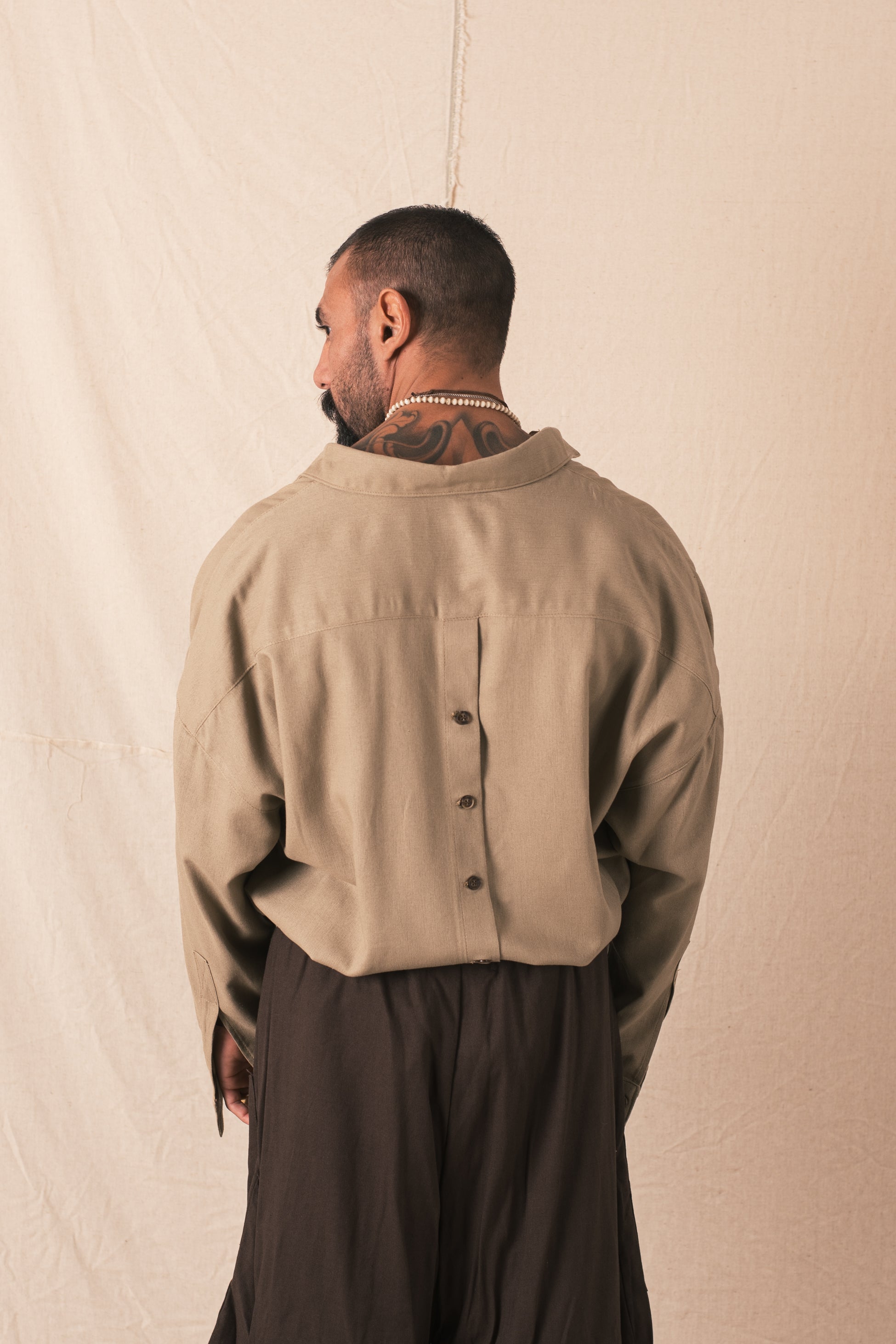 Camicia Bottoni 2.0 Khaki