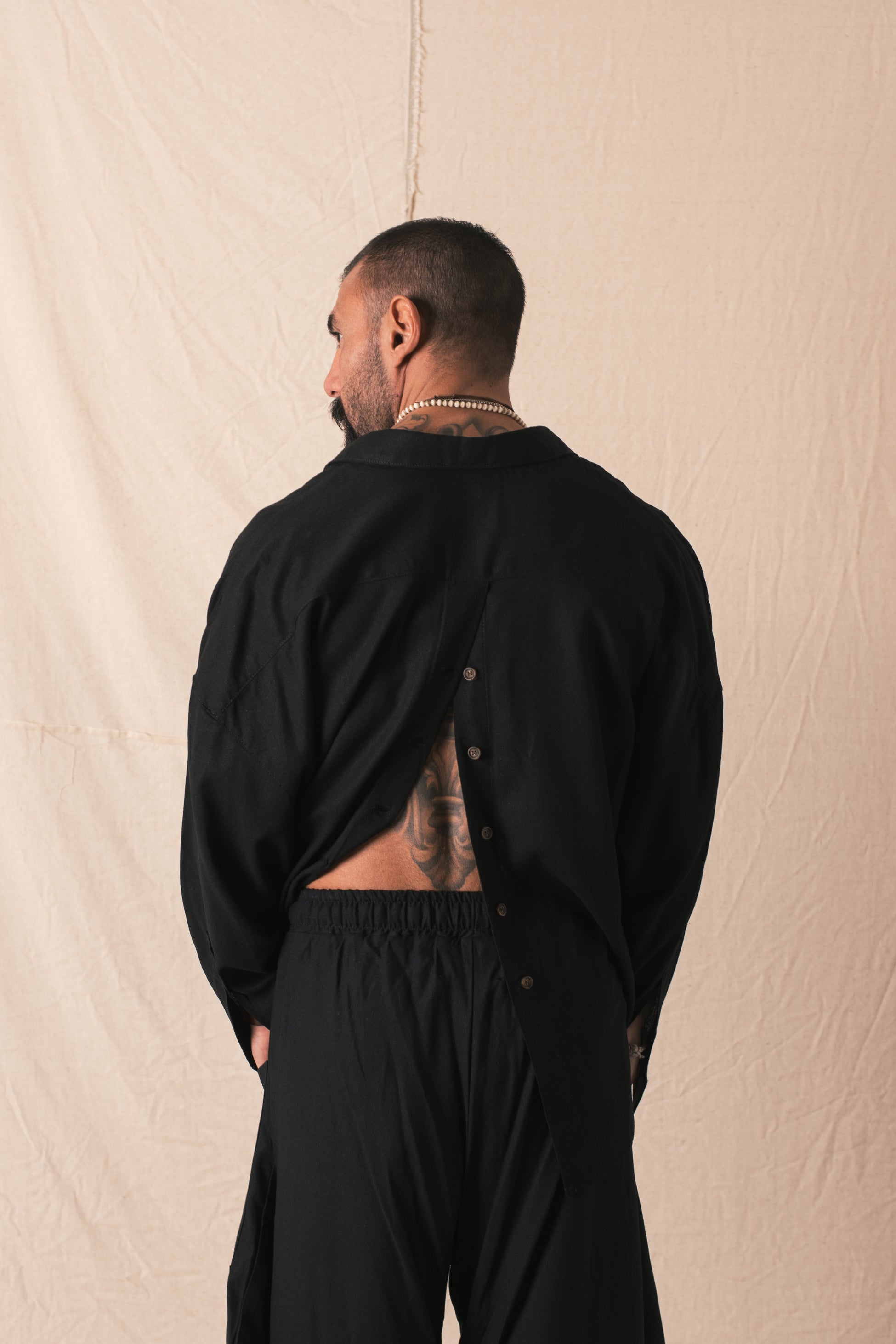 Camicia Bottoni 2.0 Nero