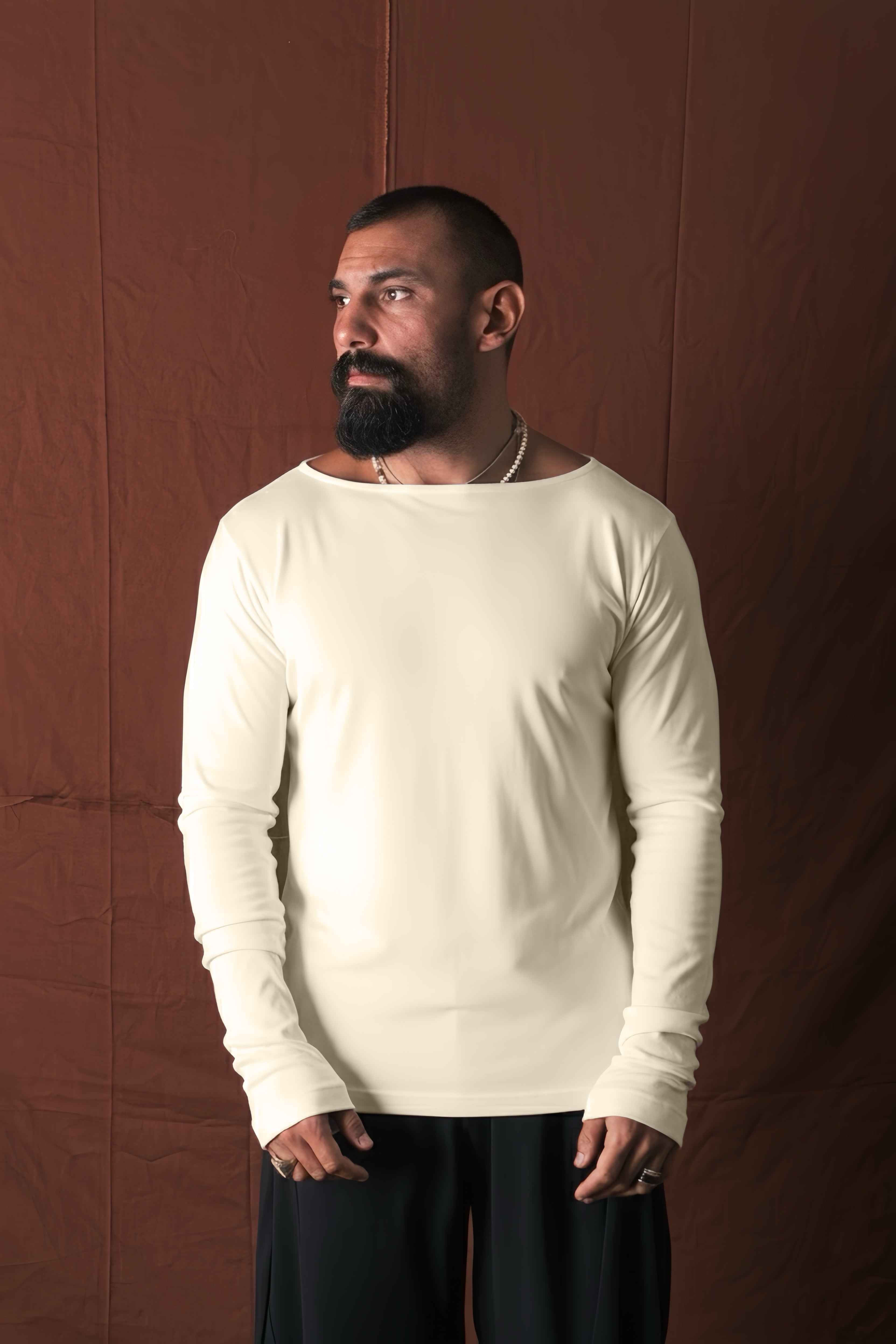 T-shirt Bielastico Crema