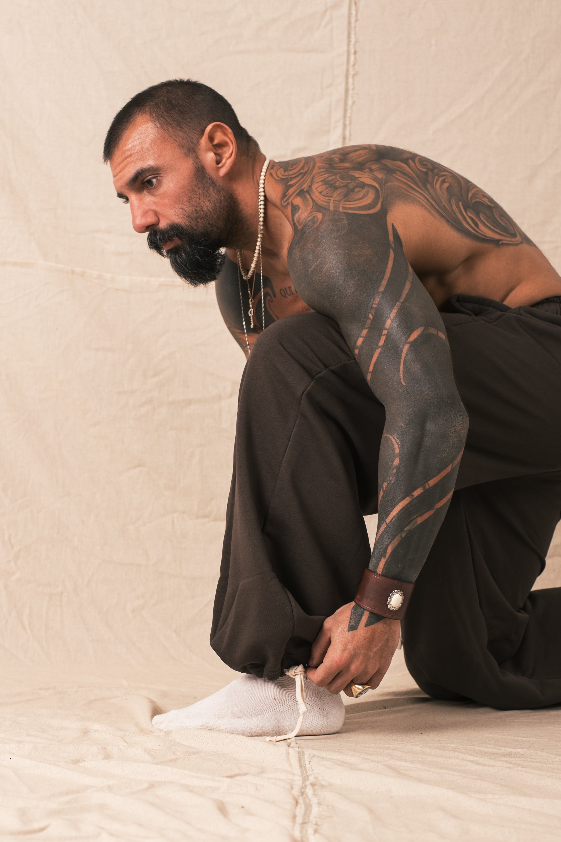 Pant Felpa Palazzo Moro