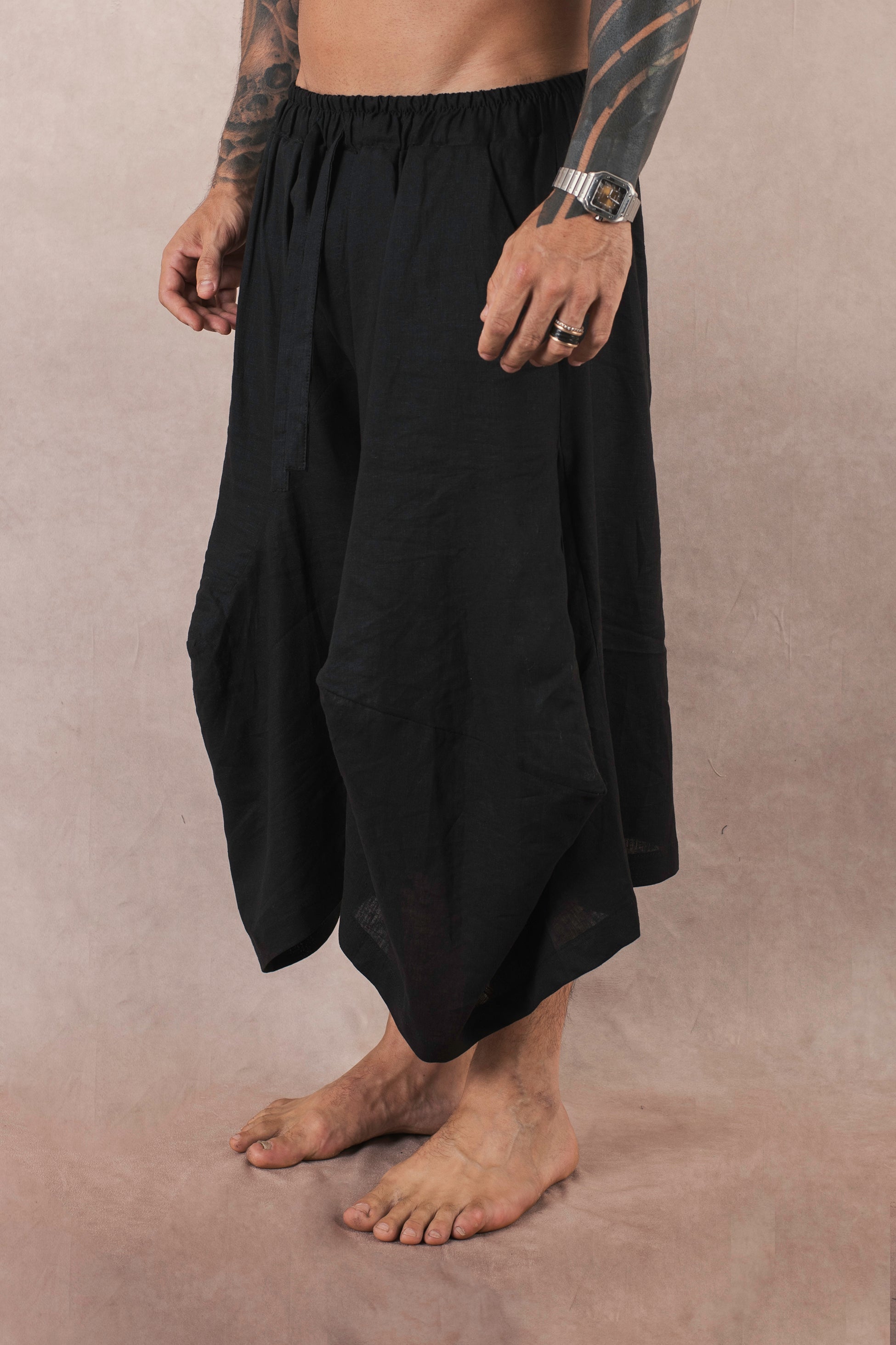 Short In Lino Nero