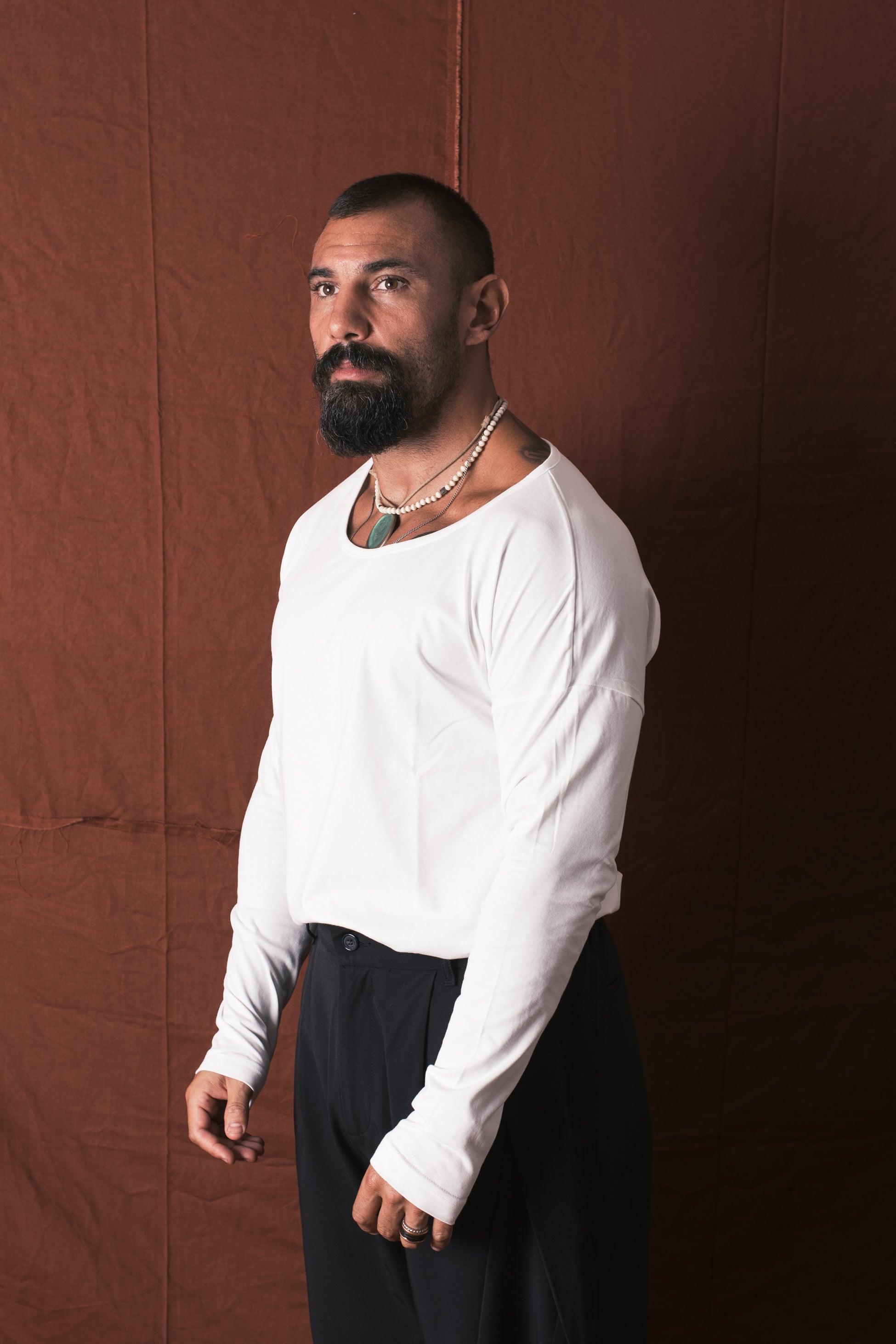 T-Shirt Manica Lunga Bianco