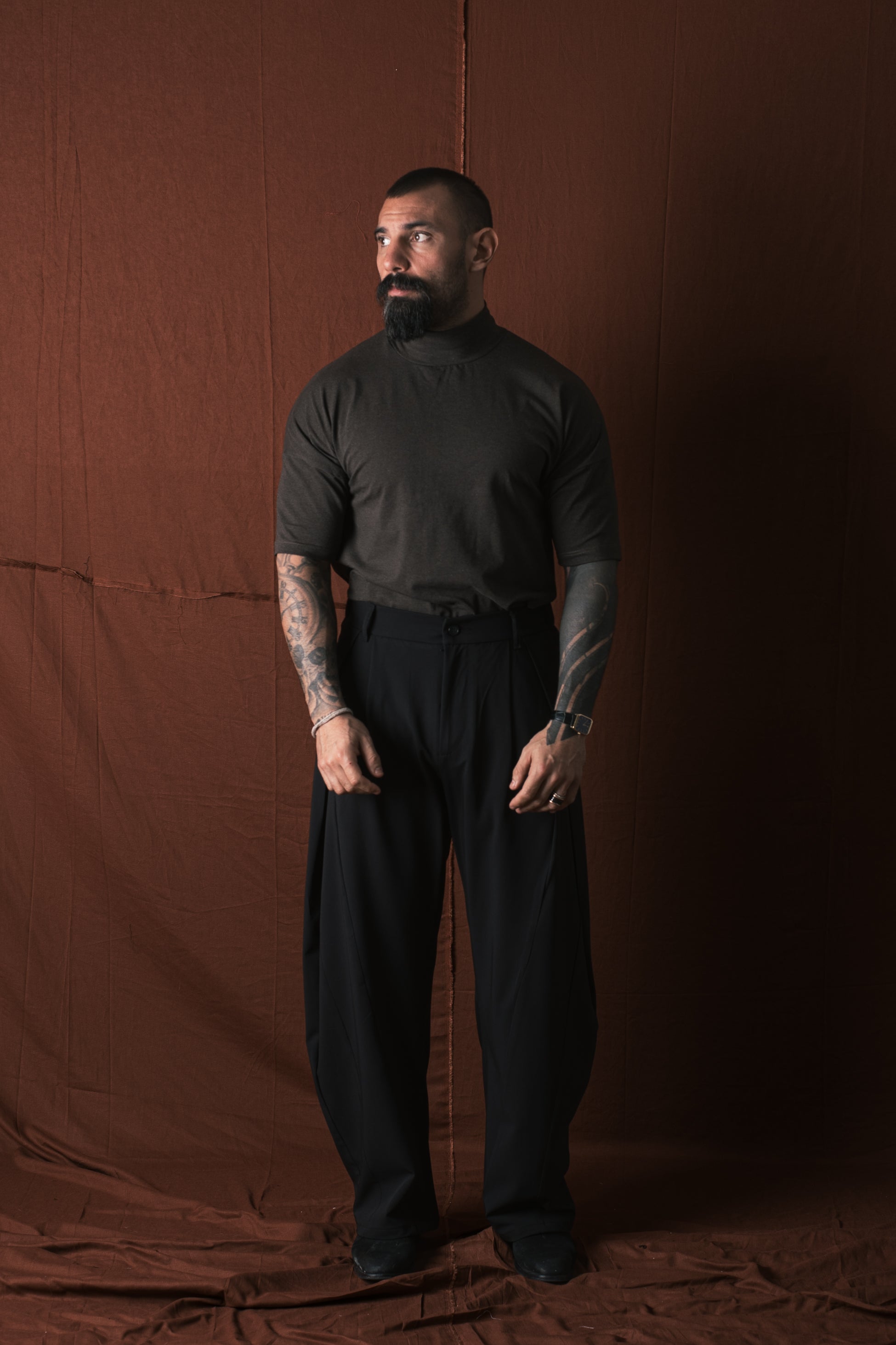 T-shirt Mezzocollo Moro