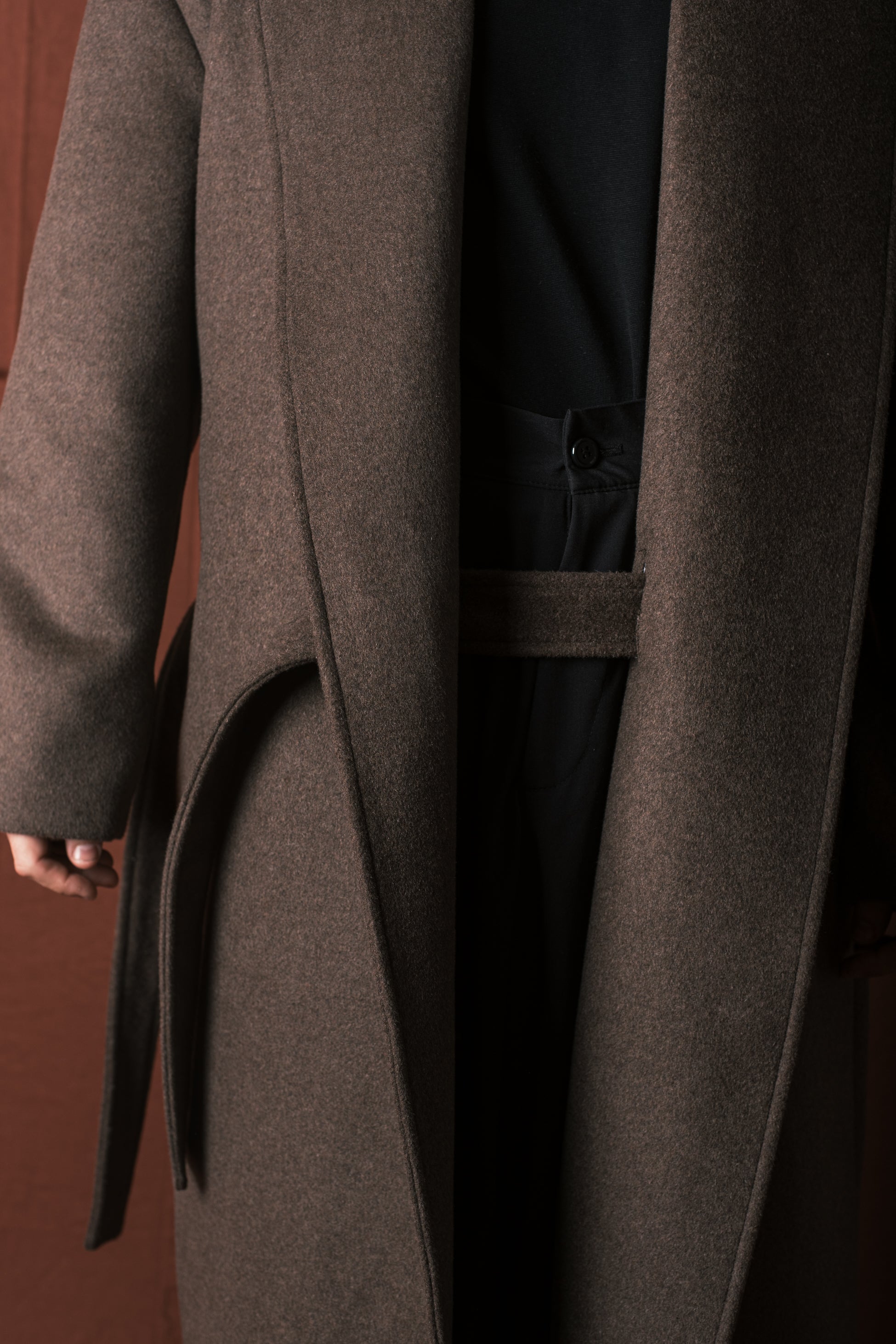 Cappotto Nomade Sciallato Moro