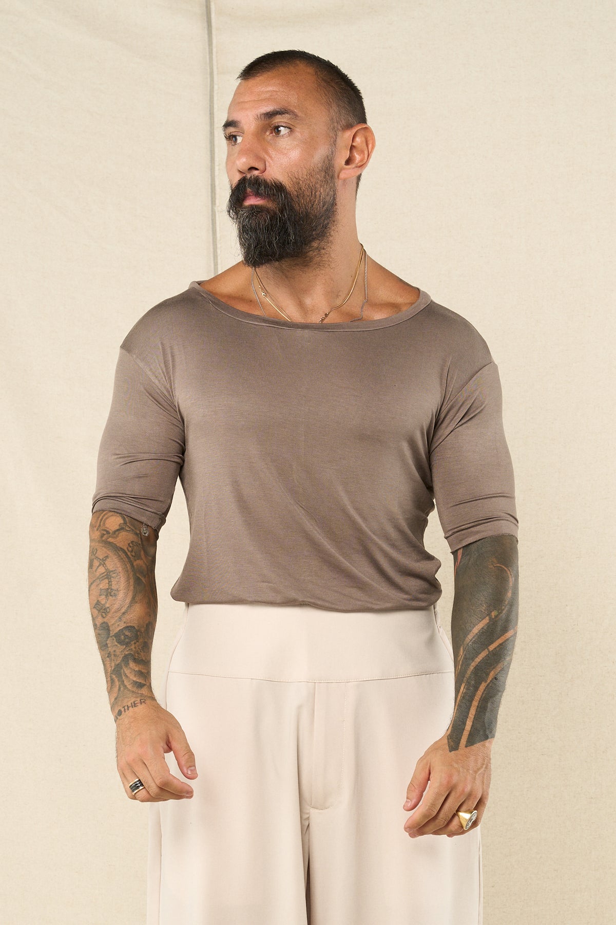 T-shirt Viscosa M/M Fango