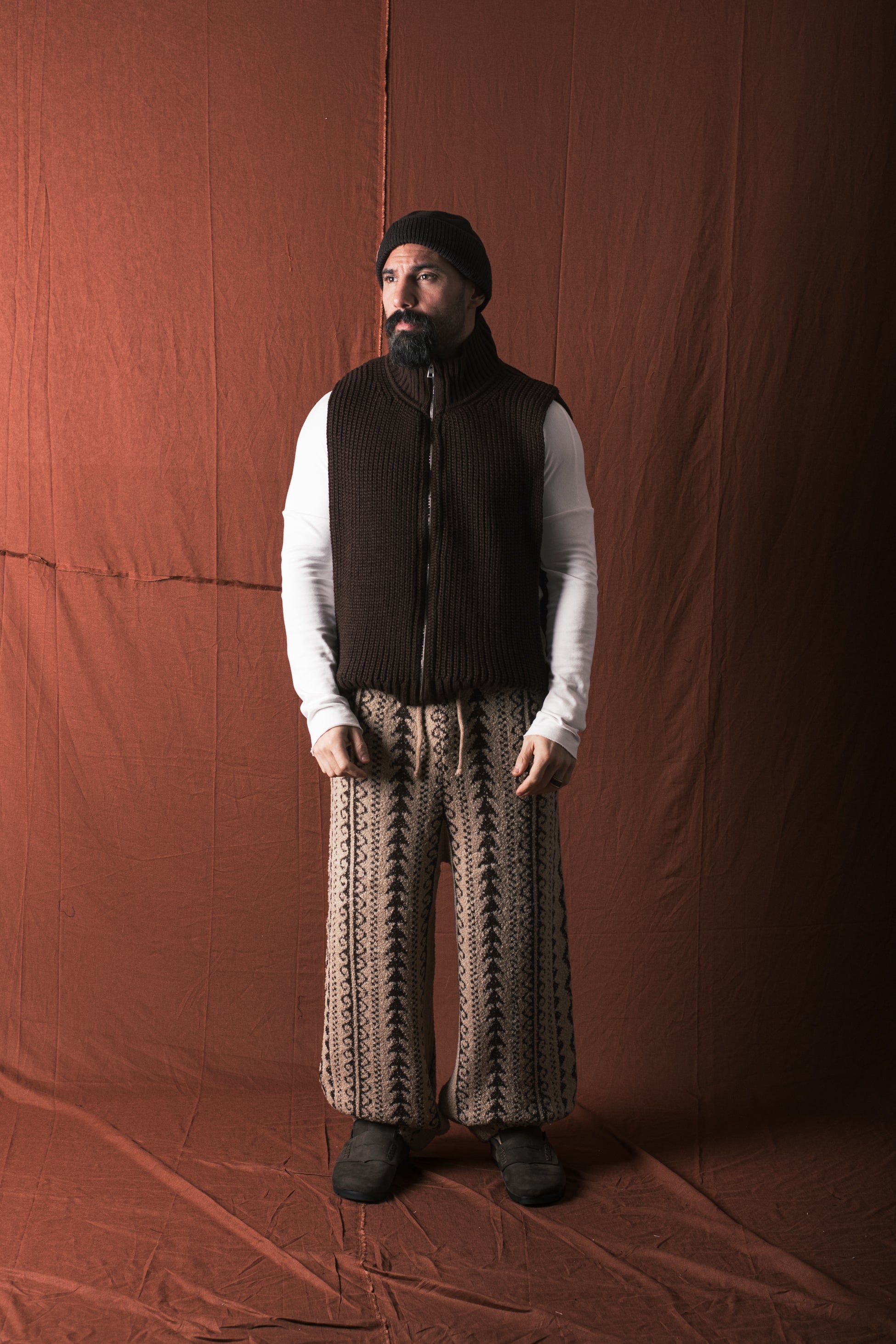 Harem In Lana Beige/Moro