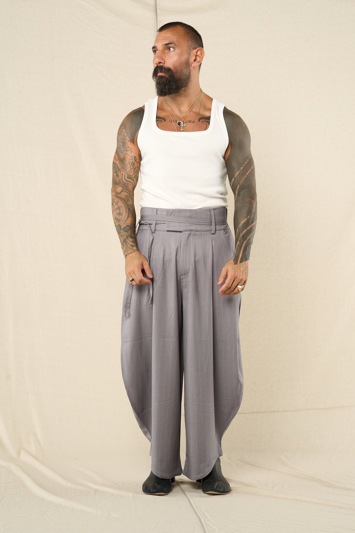 Harem Dune Grigio Gessato