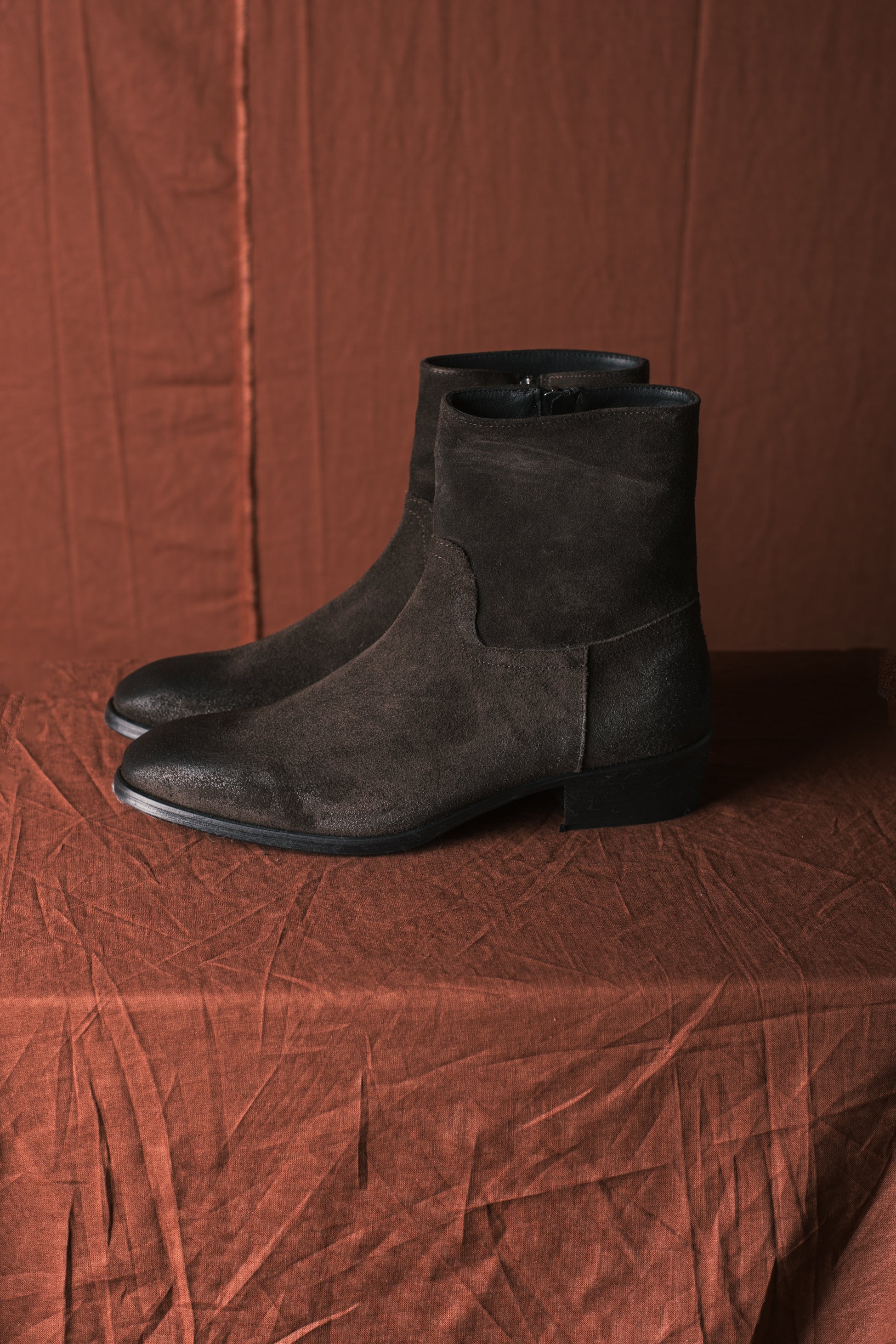 Stivale Con Zip  Moro