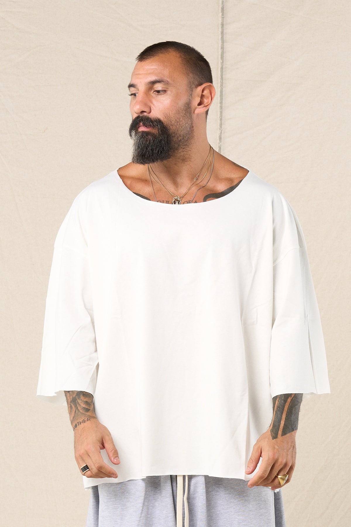 Camiseta Core Oversize Blanco