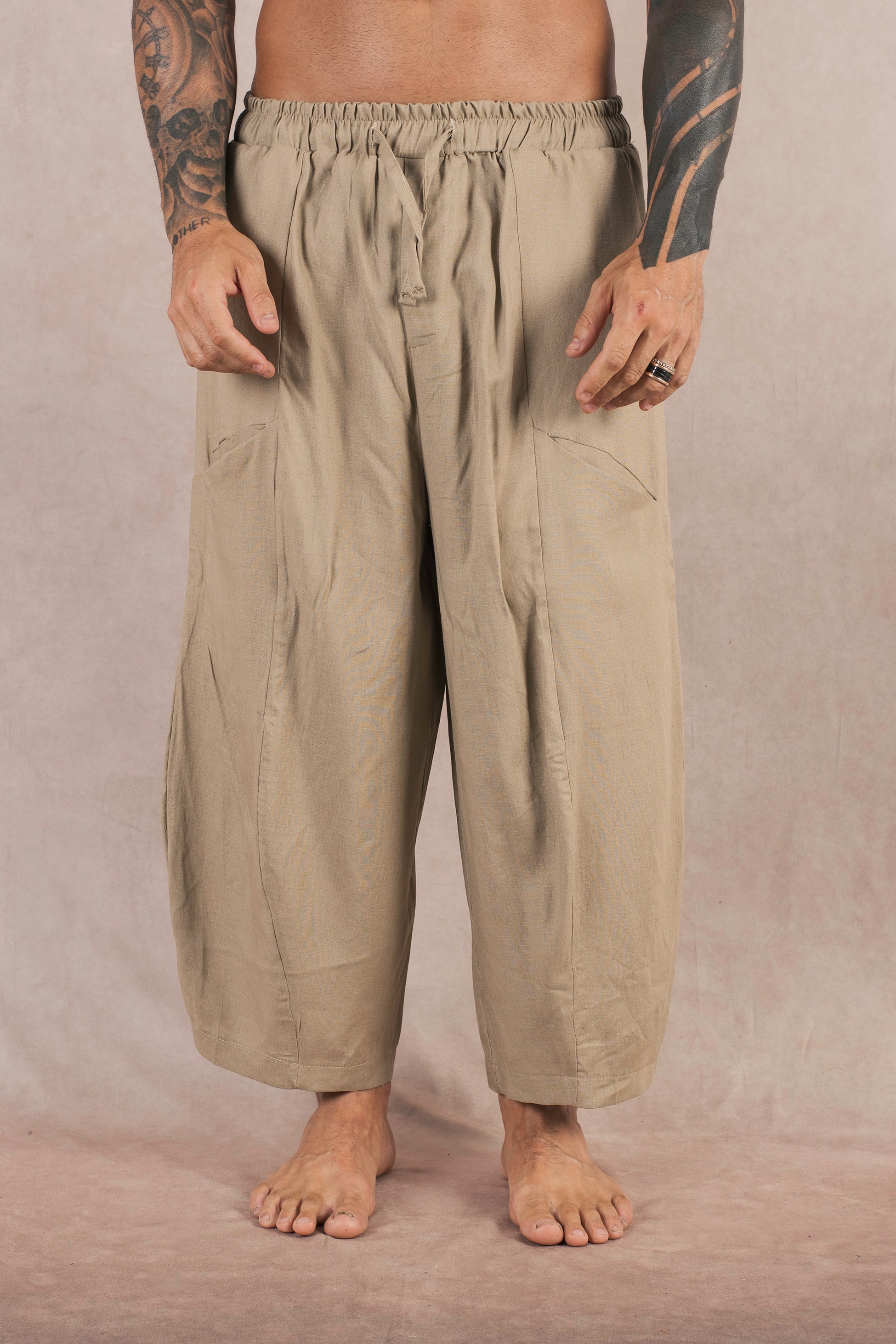Japan  Uovo In Lino  Khaki