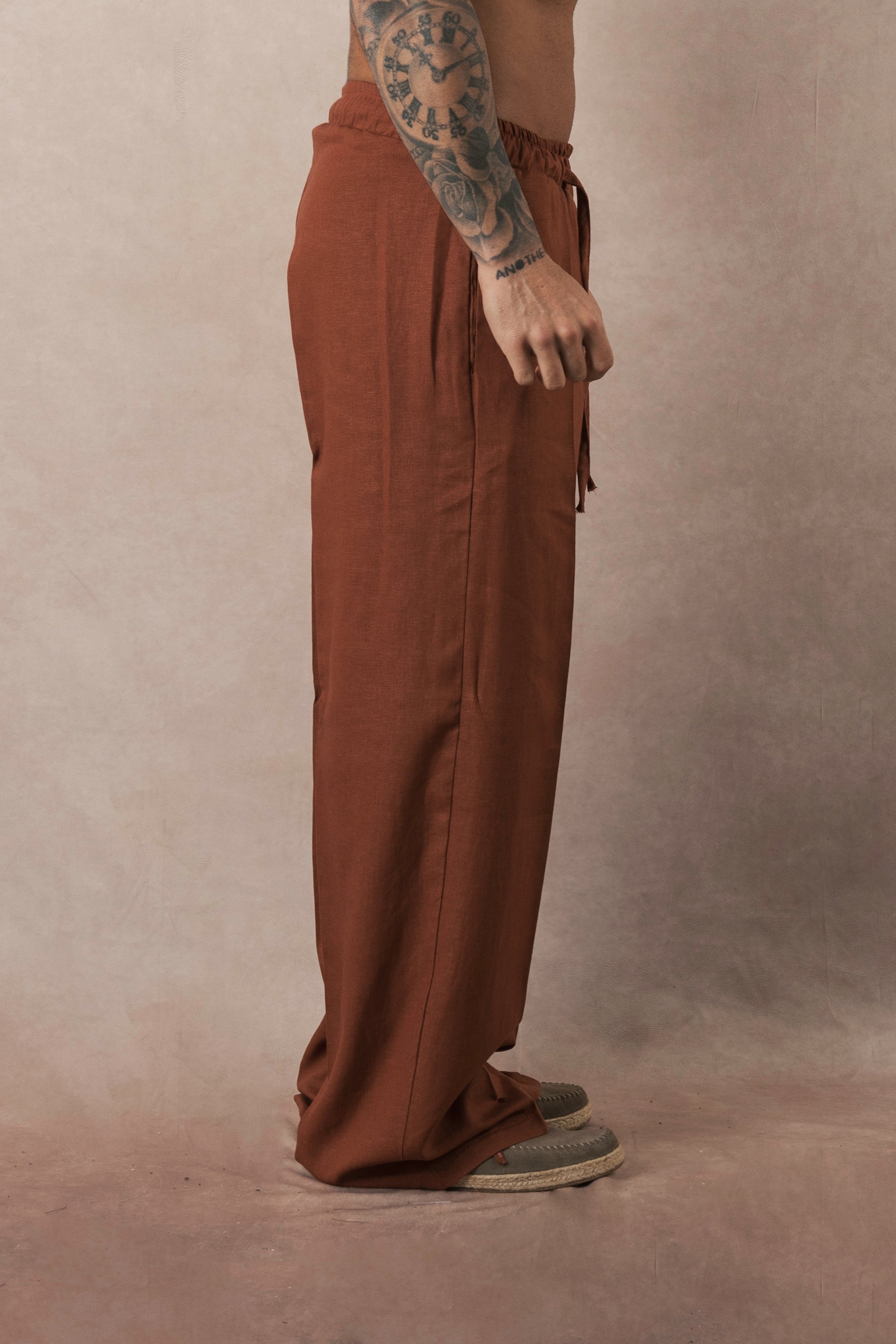 Terra Linen Palazzo Pants