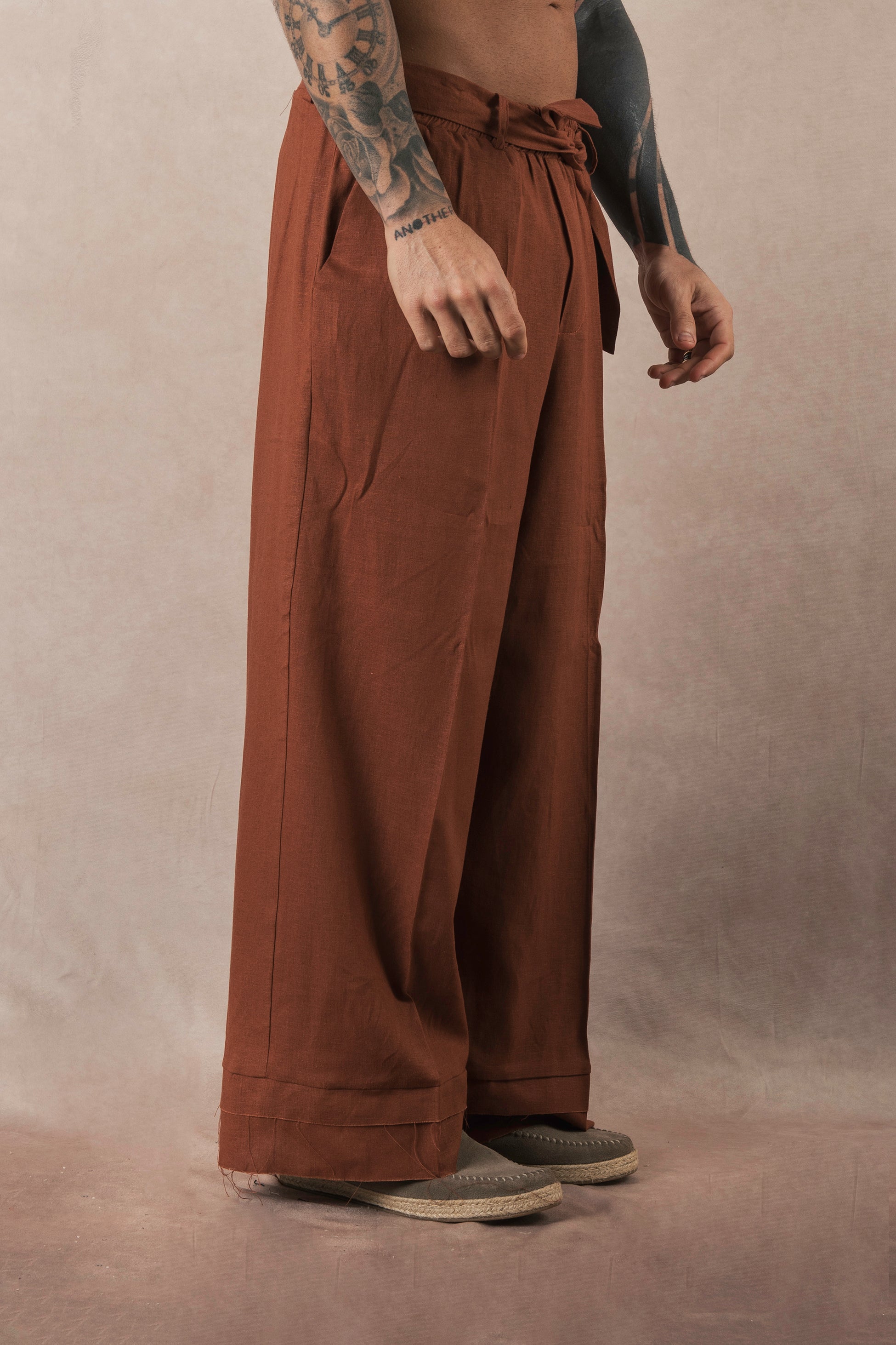 Japan With Linen Belt Earth