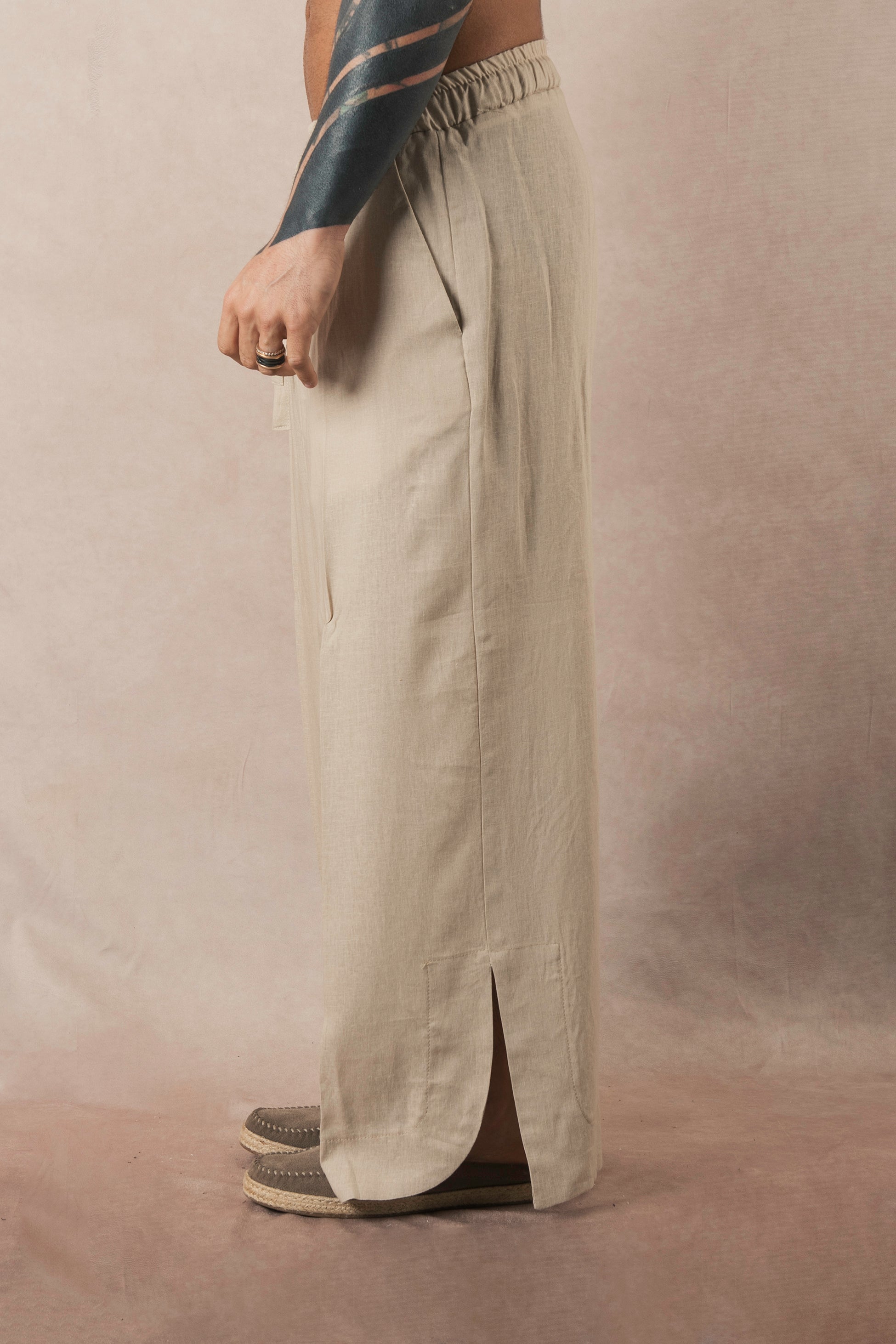 Japan Beige Linen Split