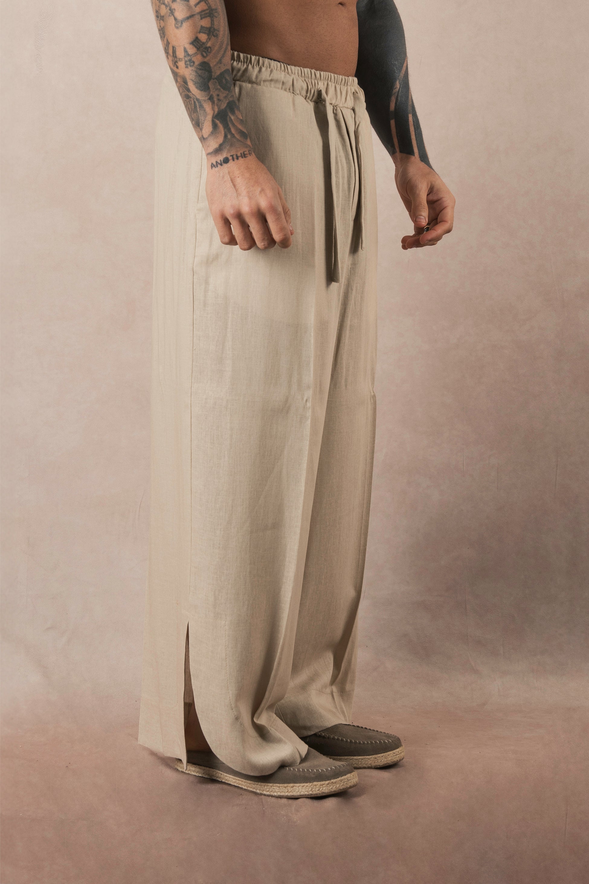 Japan Beige Linen Split