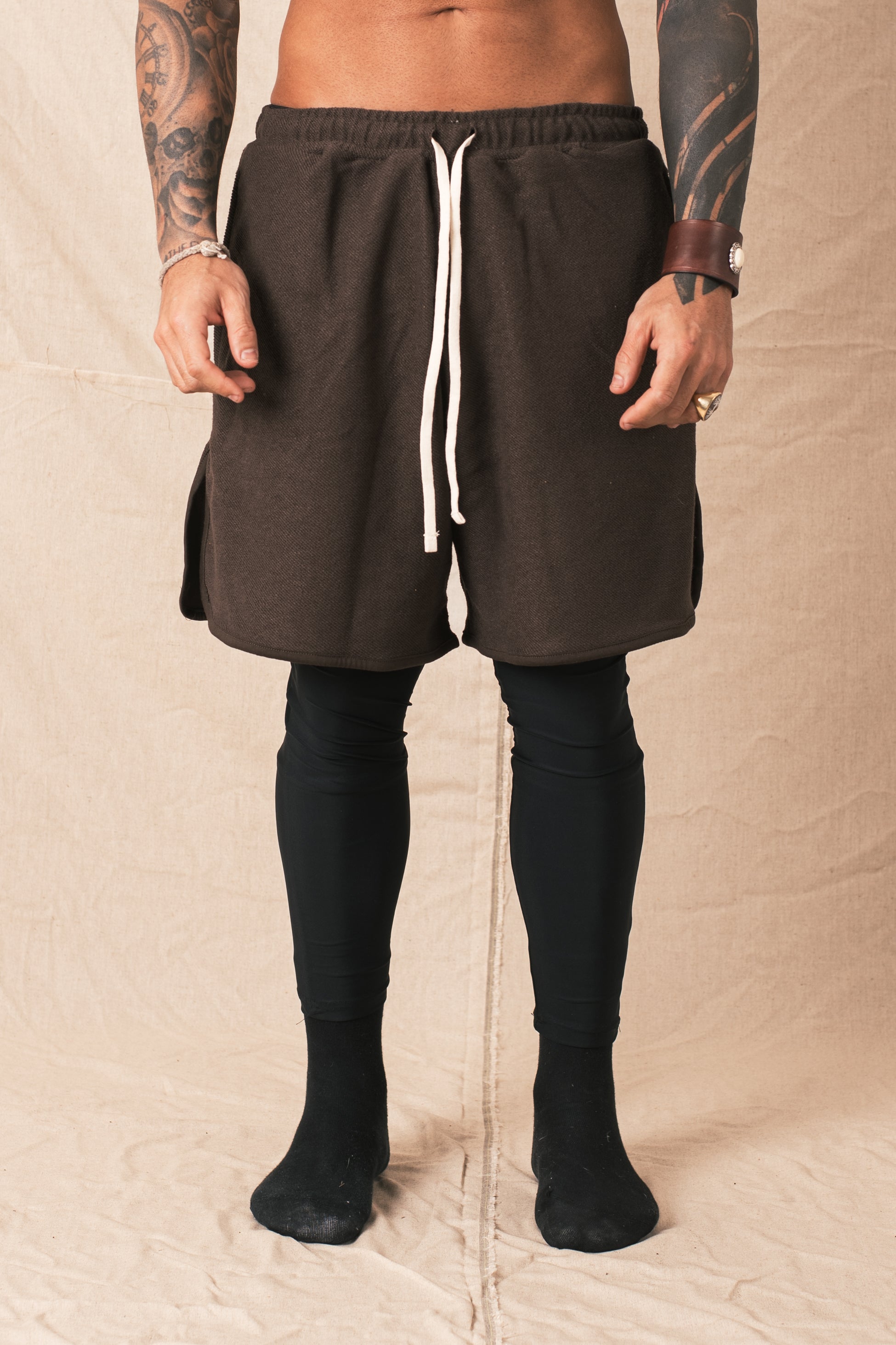 Bermuda in felpa Core Moro