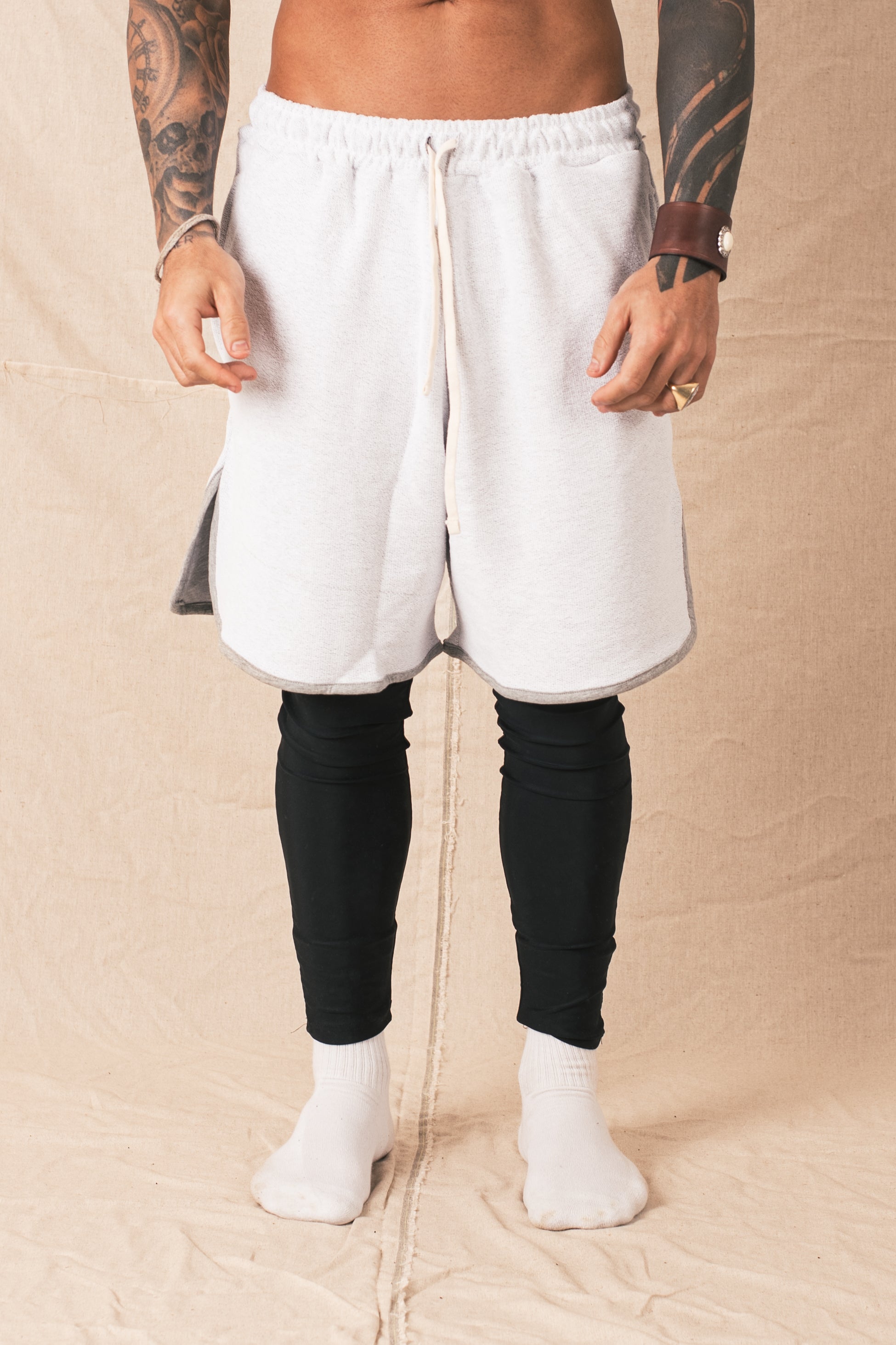 Bermuda in felpa Core Grigio