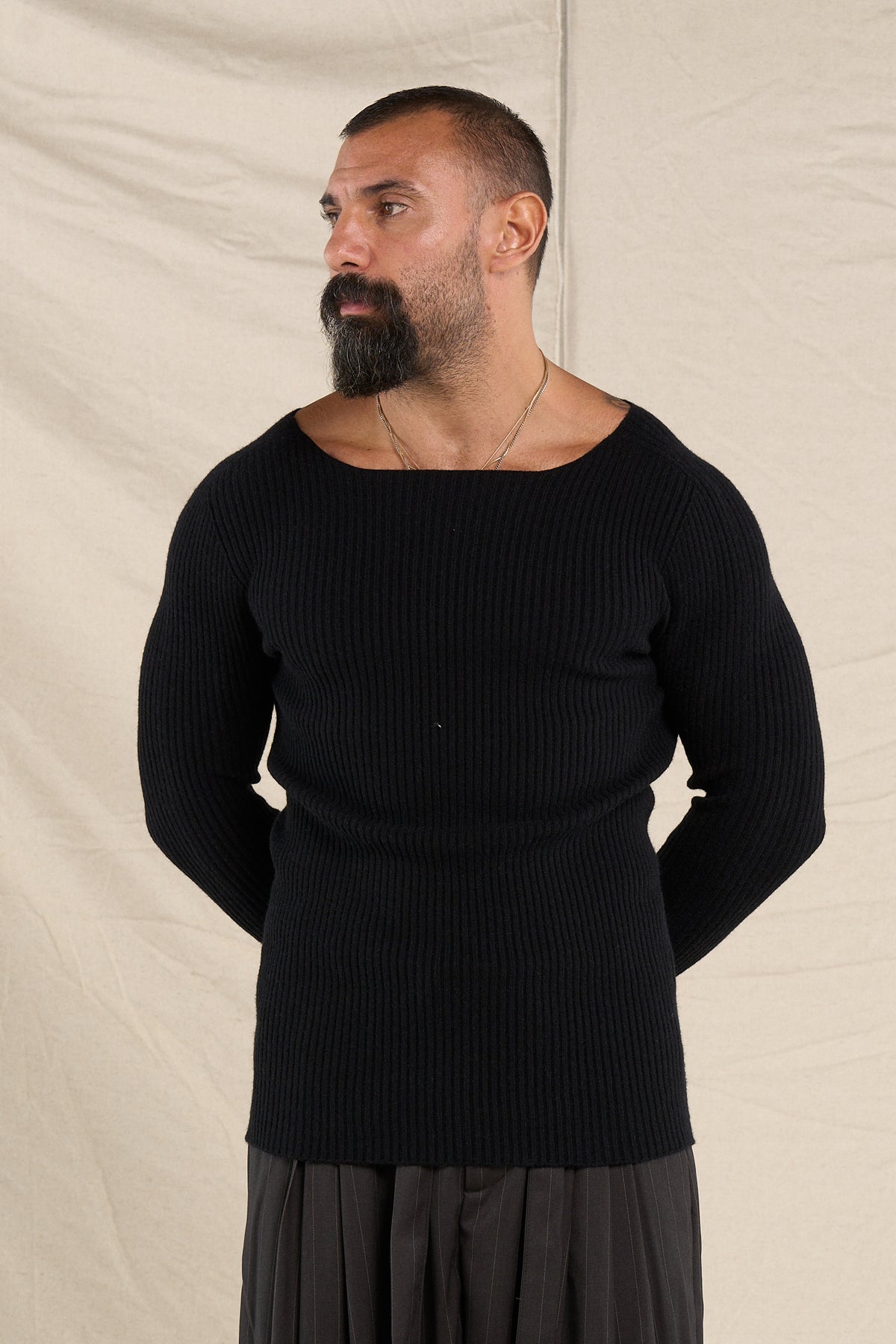 Maglione In Costa Nera